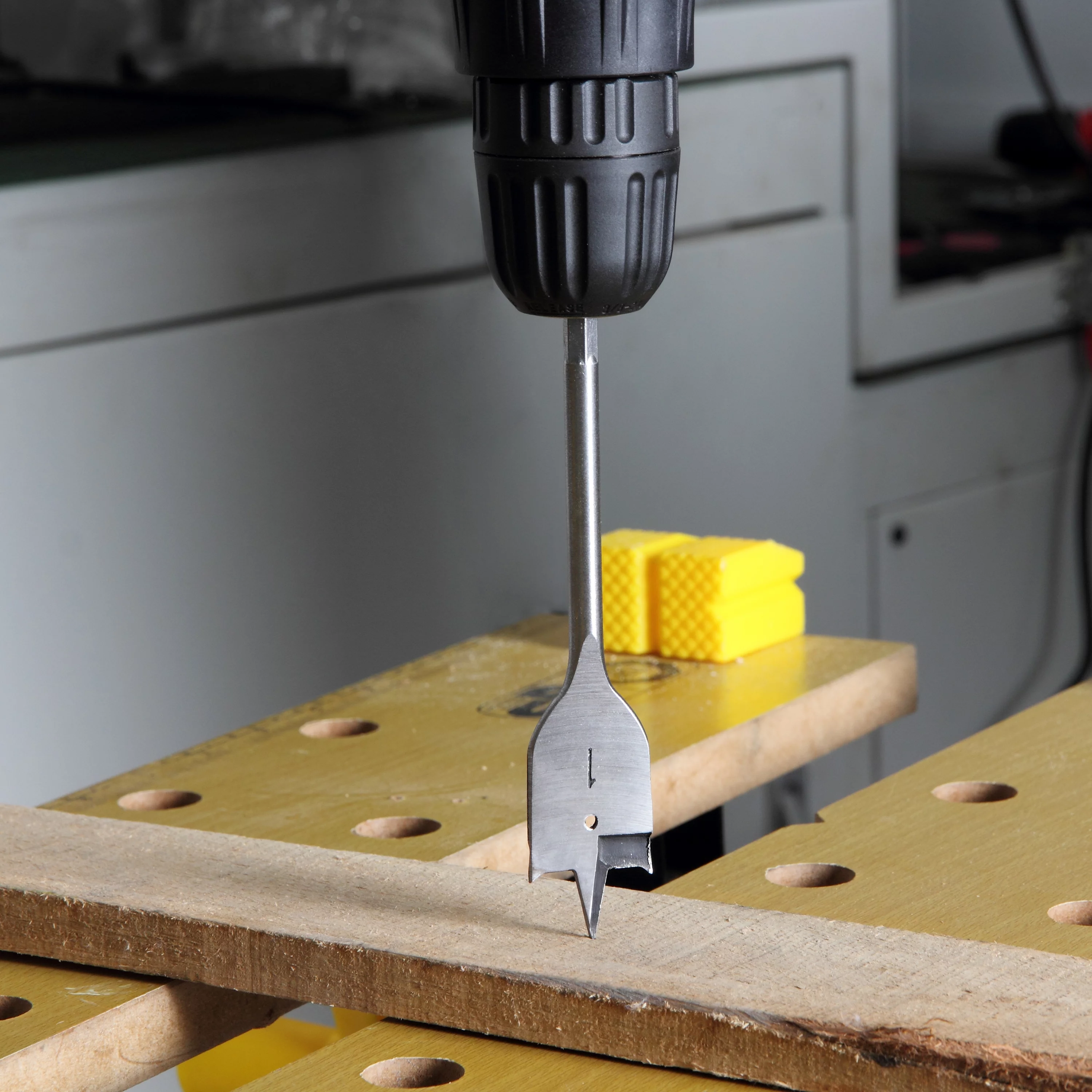 Hyper Tough 1 inch Hex Shank Spade Drill Bit, Steel Material, AU05020K