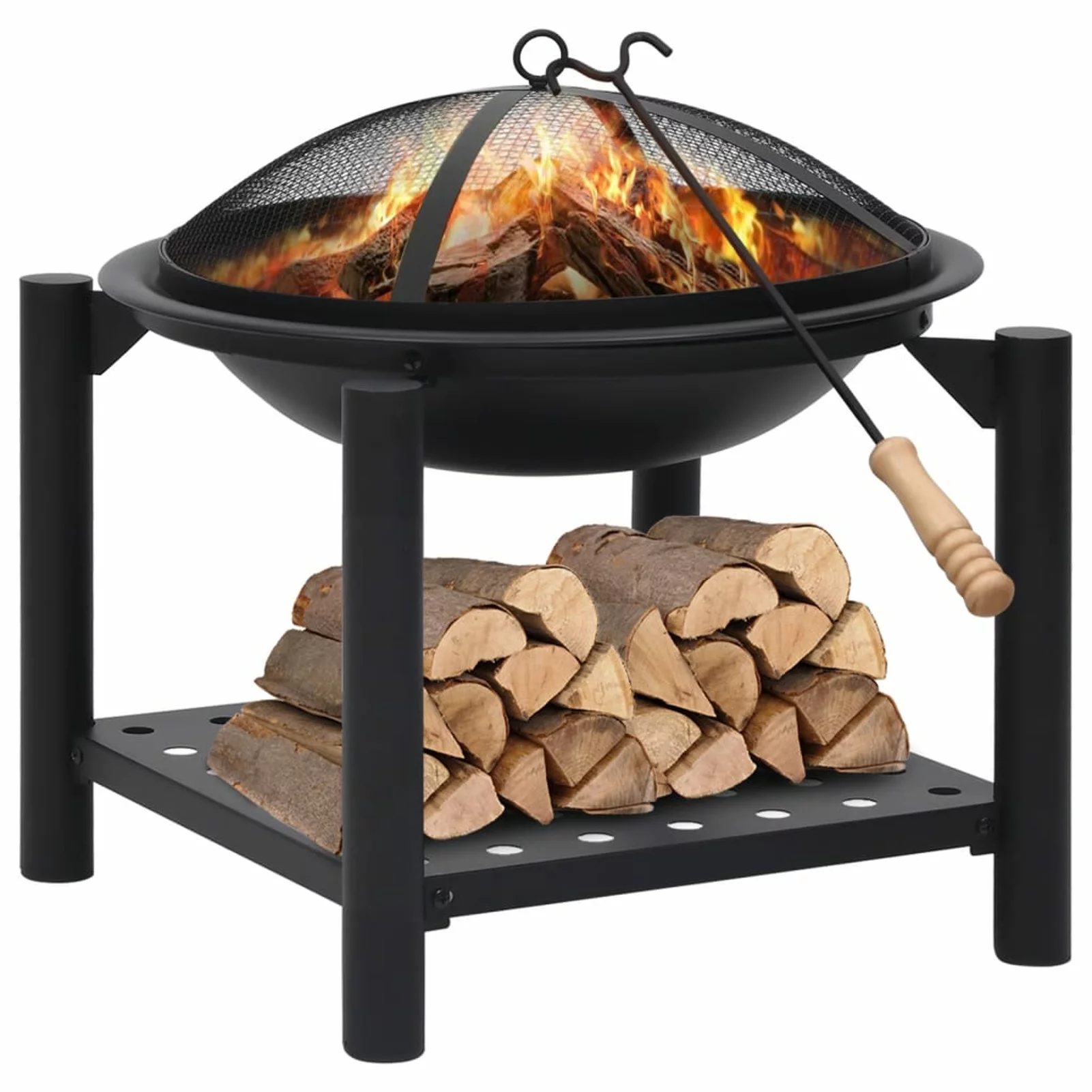 Aibecy Fire Pit with Poker 21.3