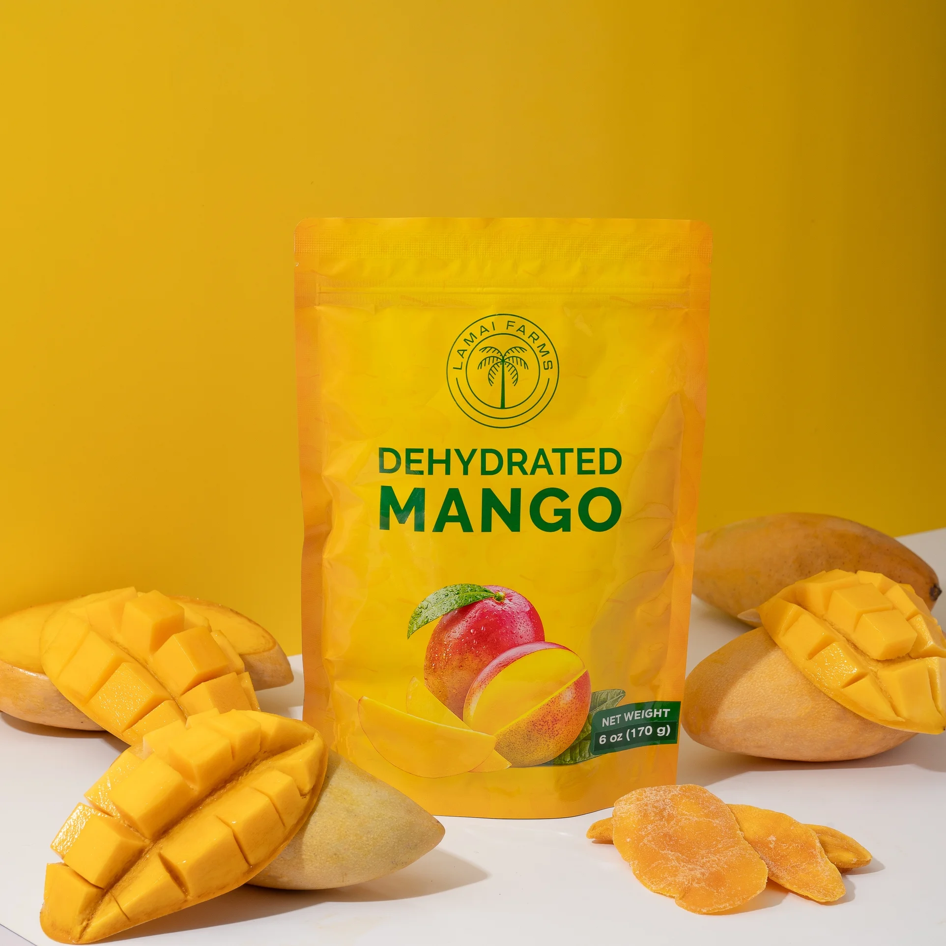 Dried Mango Slices. Soft, Juicy, Sweet, and Delicious