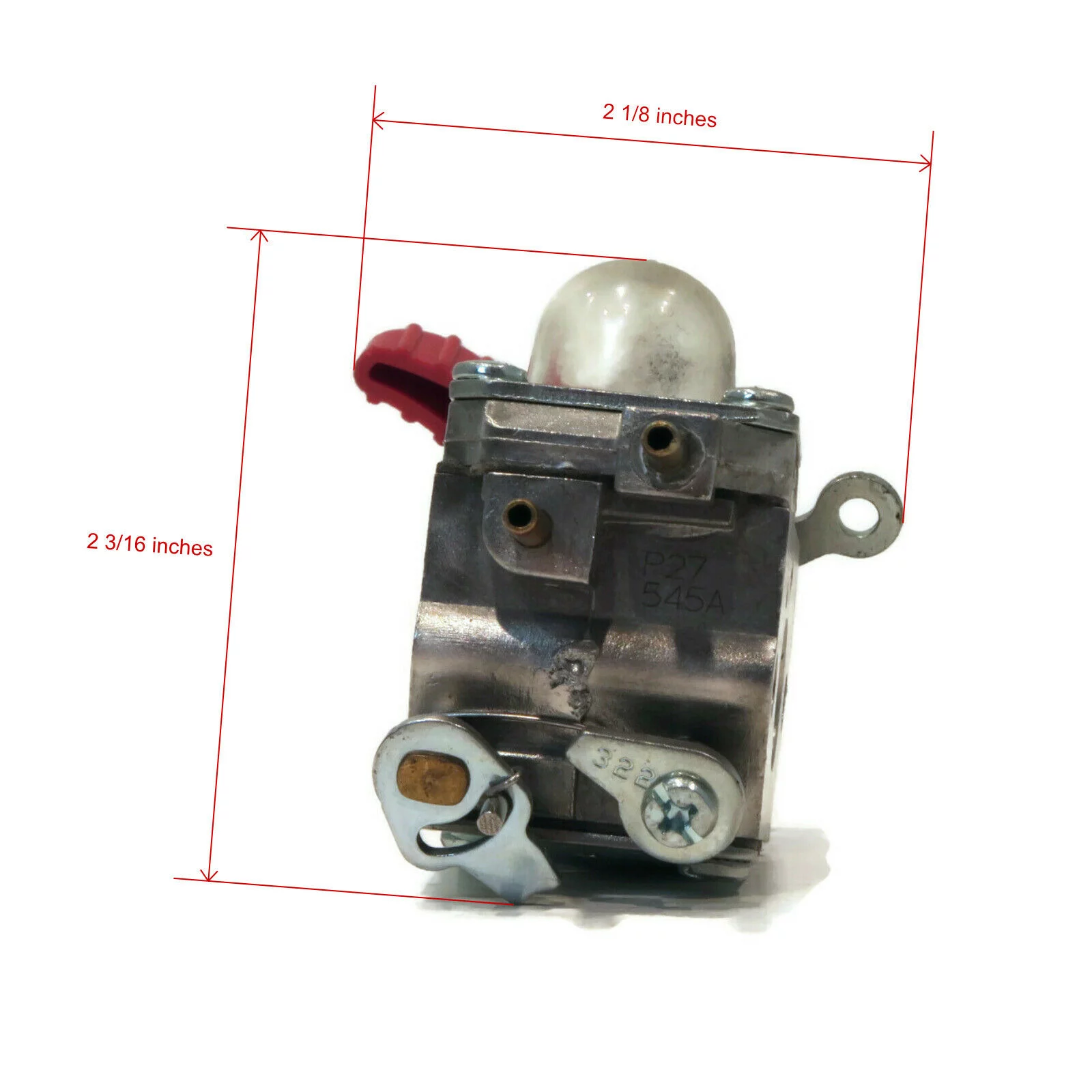The ROP Shop | Carburetor Kit For Craftsman 316.795861, 316.795861, 316.896420 String Trimmers