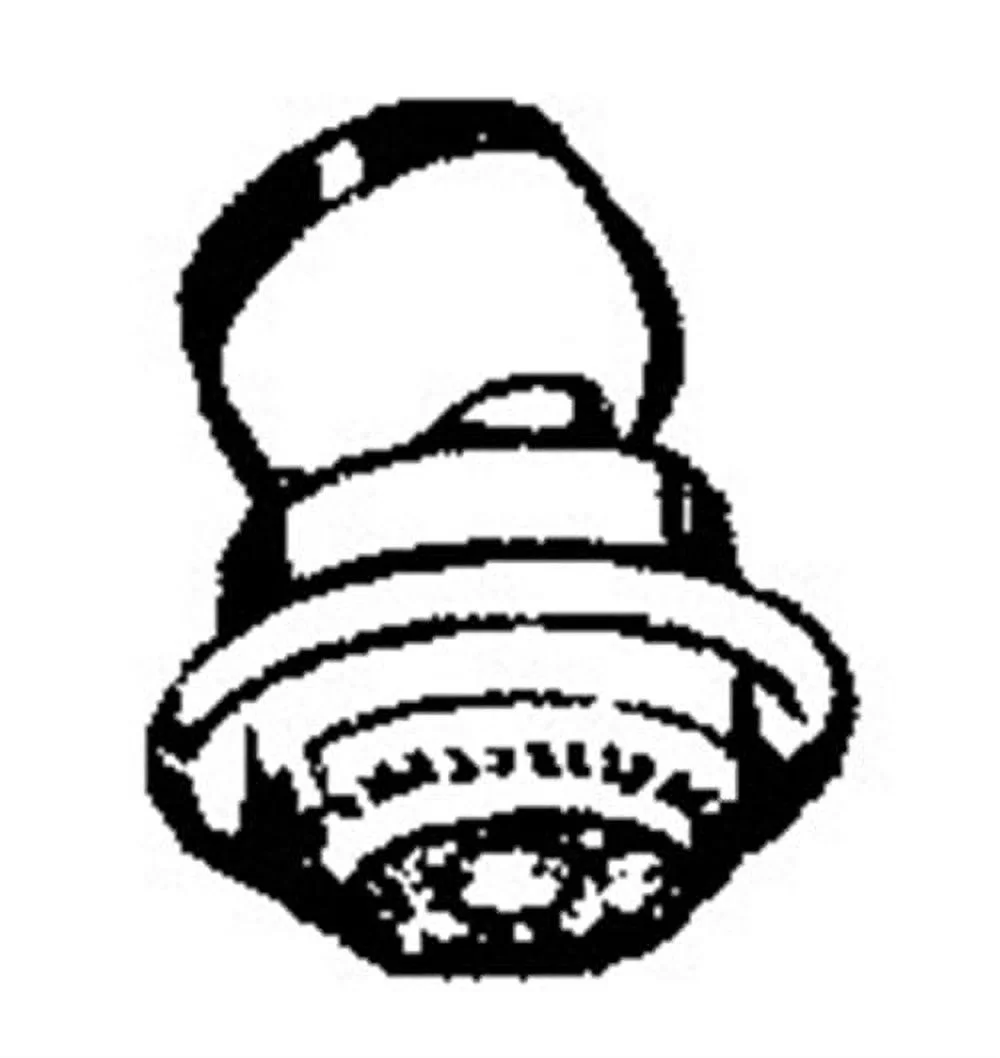 Larsen Supply #09-1223 WHT/CHR SwivSpr Aerator