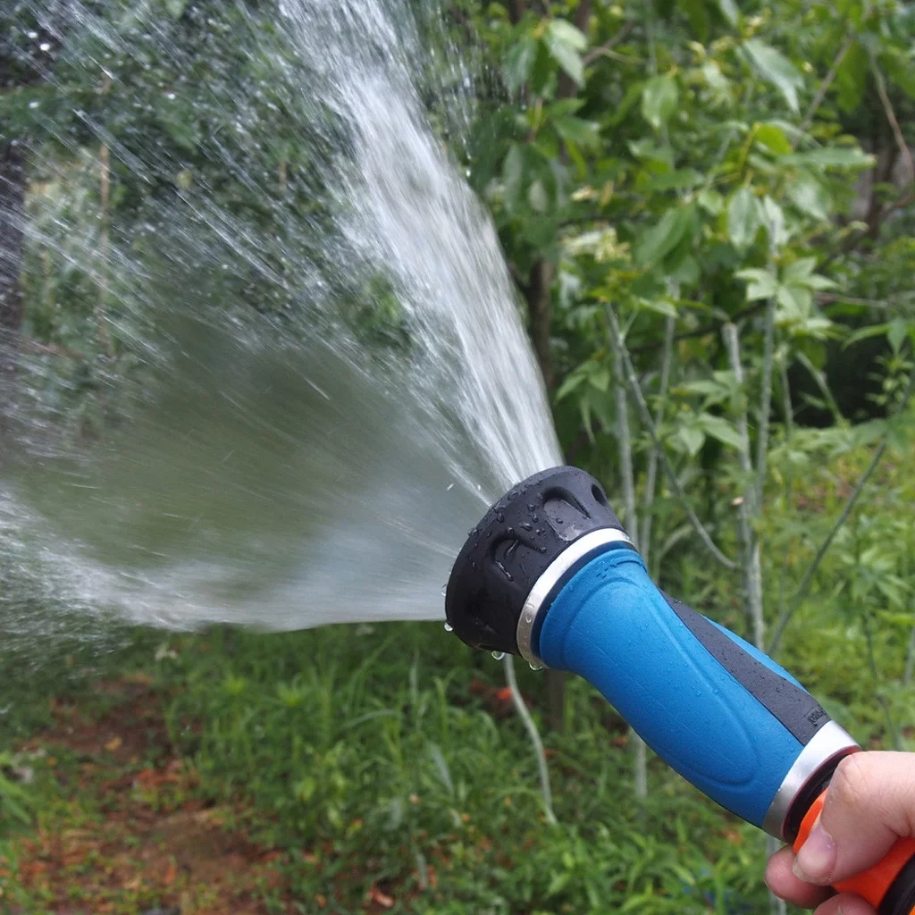 Garden Hose Nozzle Water Spray High-Pressure Spray Nozzle Sprinkler Adjustable