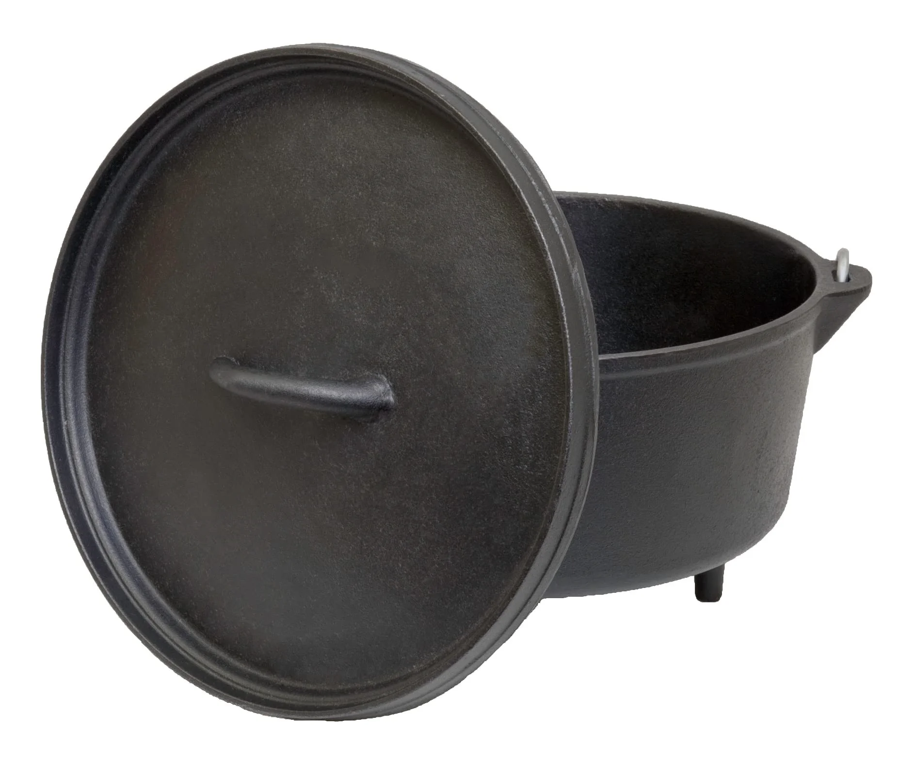 Classic Deep Dutch Oven - Cast Iron Dutch Oven Pot with Lid for Indoor & Outdoor Cooking - 12