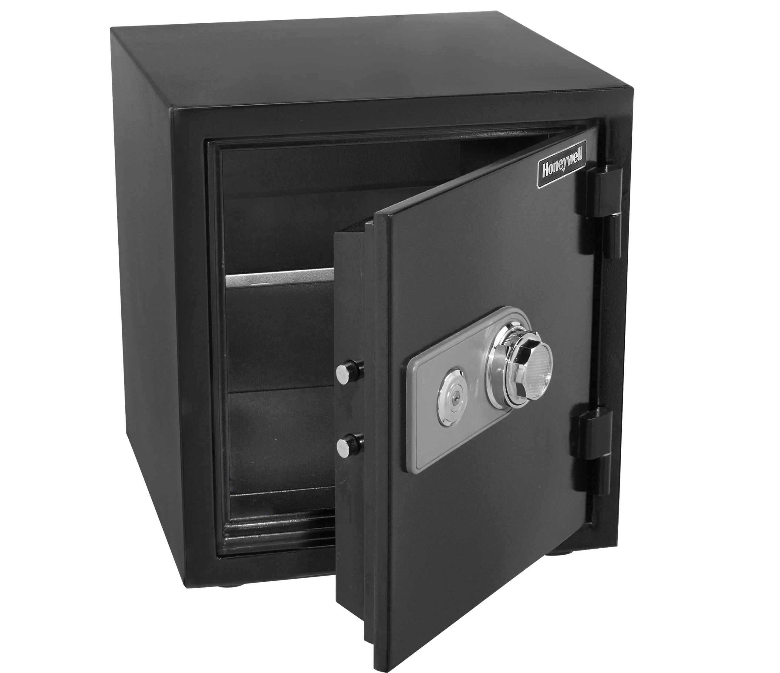 Honeywell 1.23 cf Steel 2 Hour Fireproof Water Resistant Security Safe Dual Dial & Key Lock, 2105