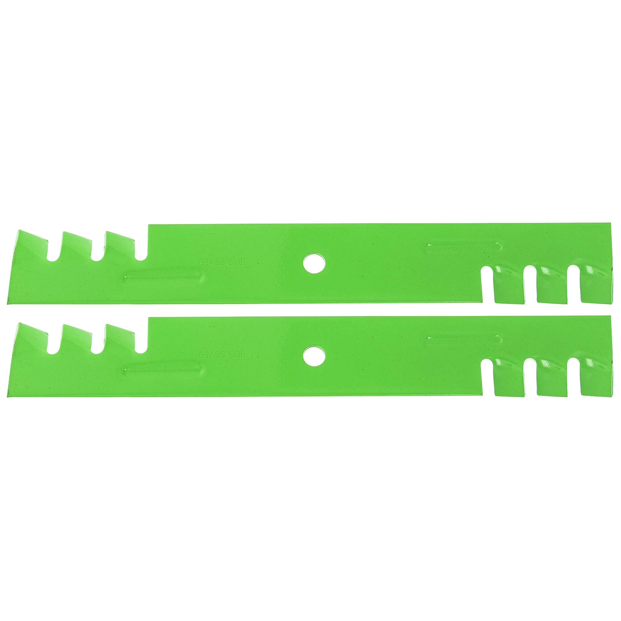 8TEN LawnRAZOR Mower Blade for Scag 482878 A48108 48108 481707 481711 48185 482462 Exmark 1-633482 (Toothed Mulching) 2 Pack 810-CBL2234D