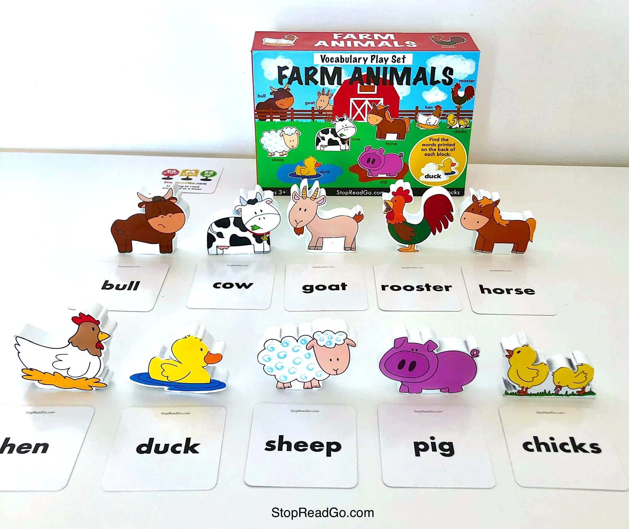 Vocabulary Play Set - Farm Animals