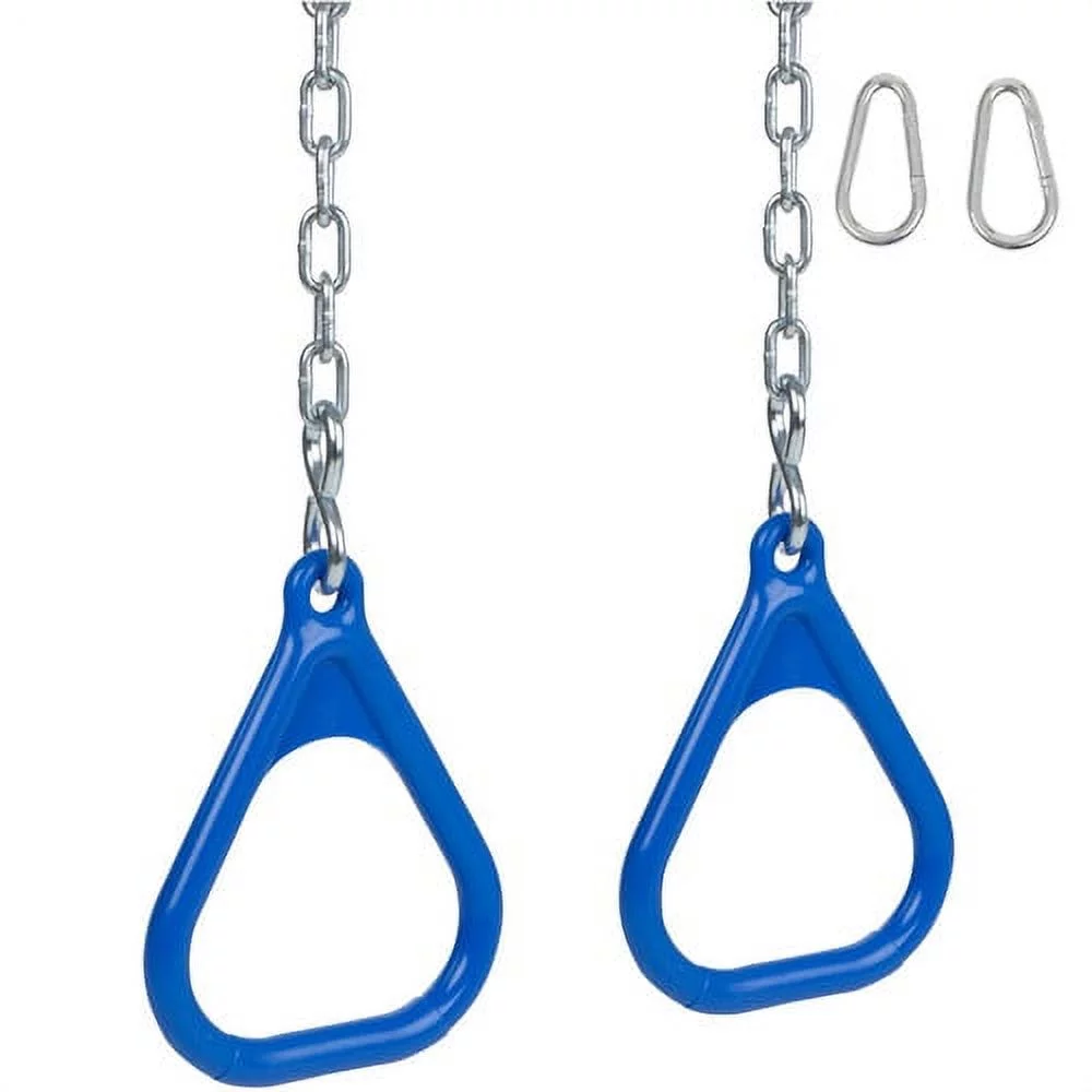 Swing Set Stuff Inc. Trapeze Rings with Chains (Yellow)