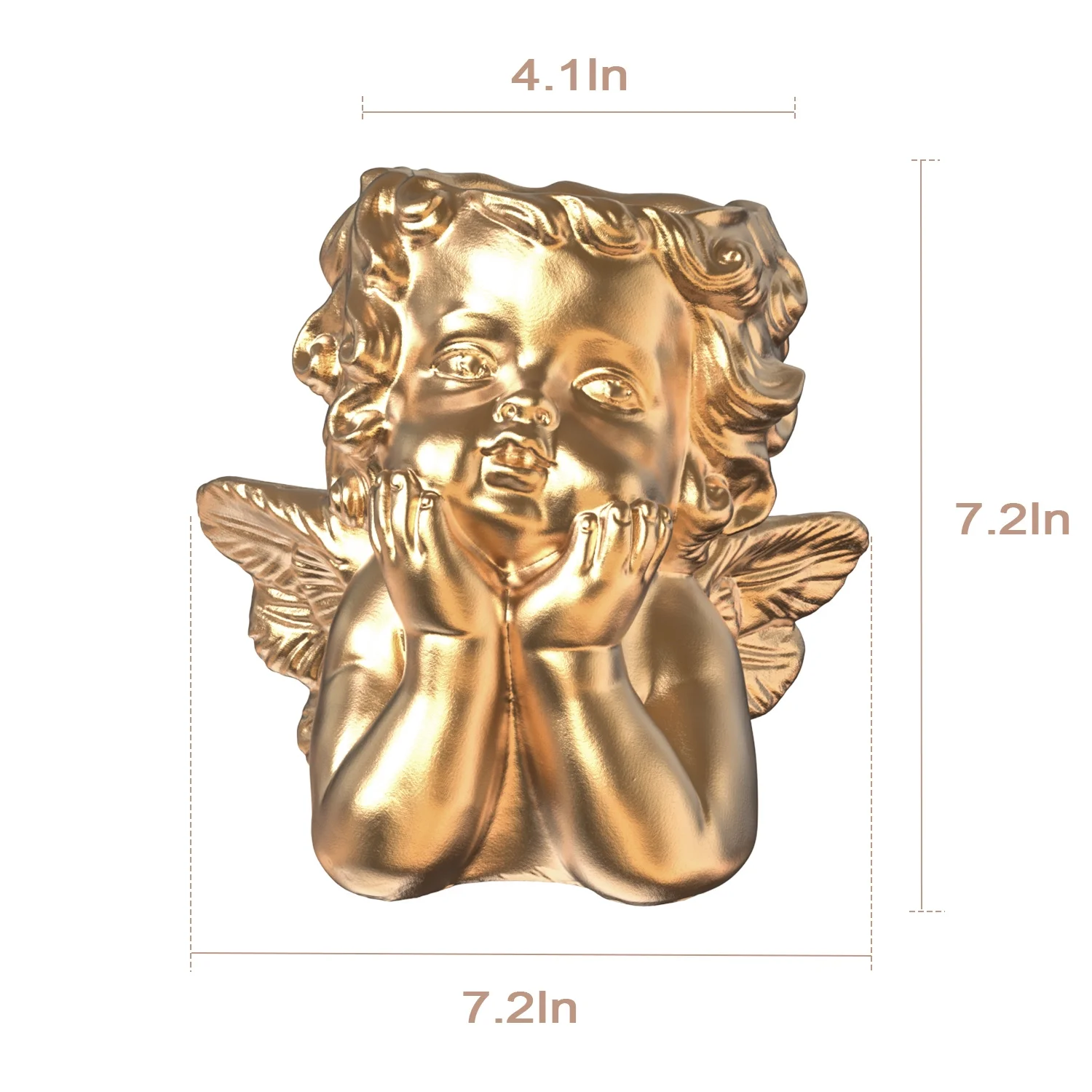 Angel Statue Planter Pot - 2.29 - Bring angelic charm to your garden with this versatile planter pot!