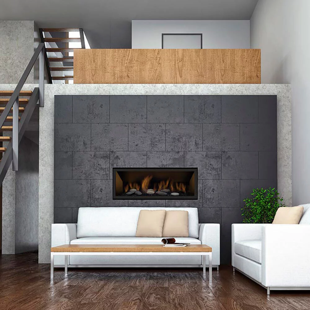 Sierra Flame  45 in. Zero Clearance Contemporary Electronic Ignition - Liquid Propane