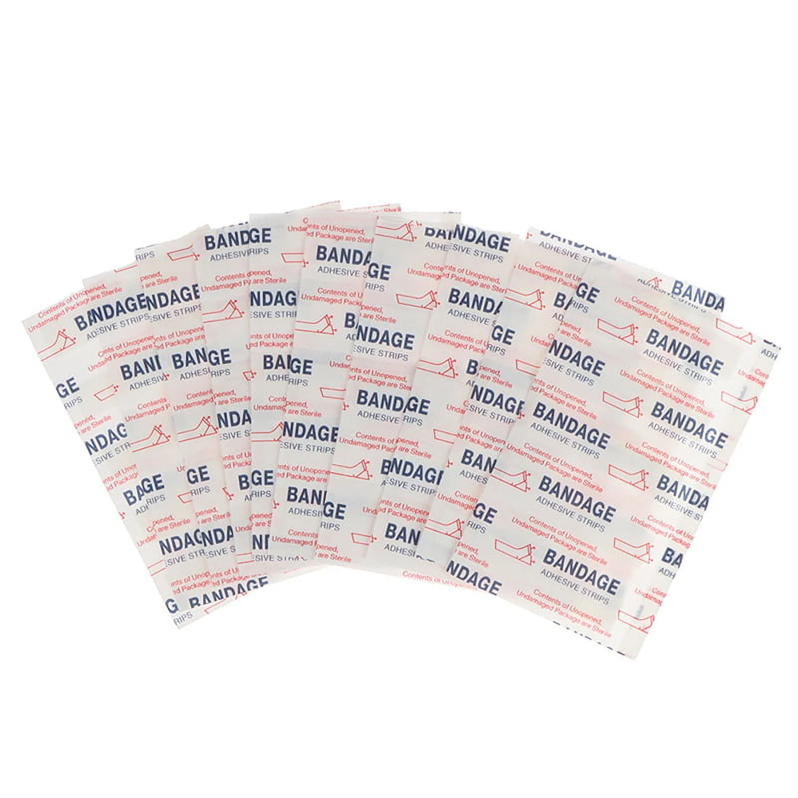 10Pcs Waterproof Butterfly Adhesive Band Aid Wound Closure Emergency Bandages