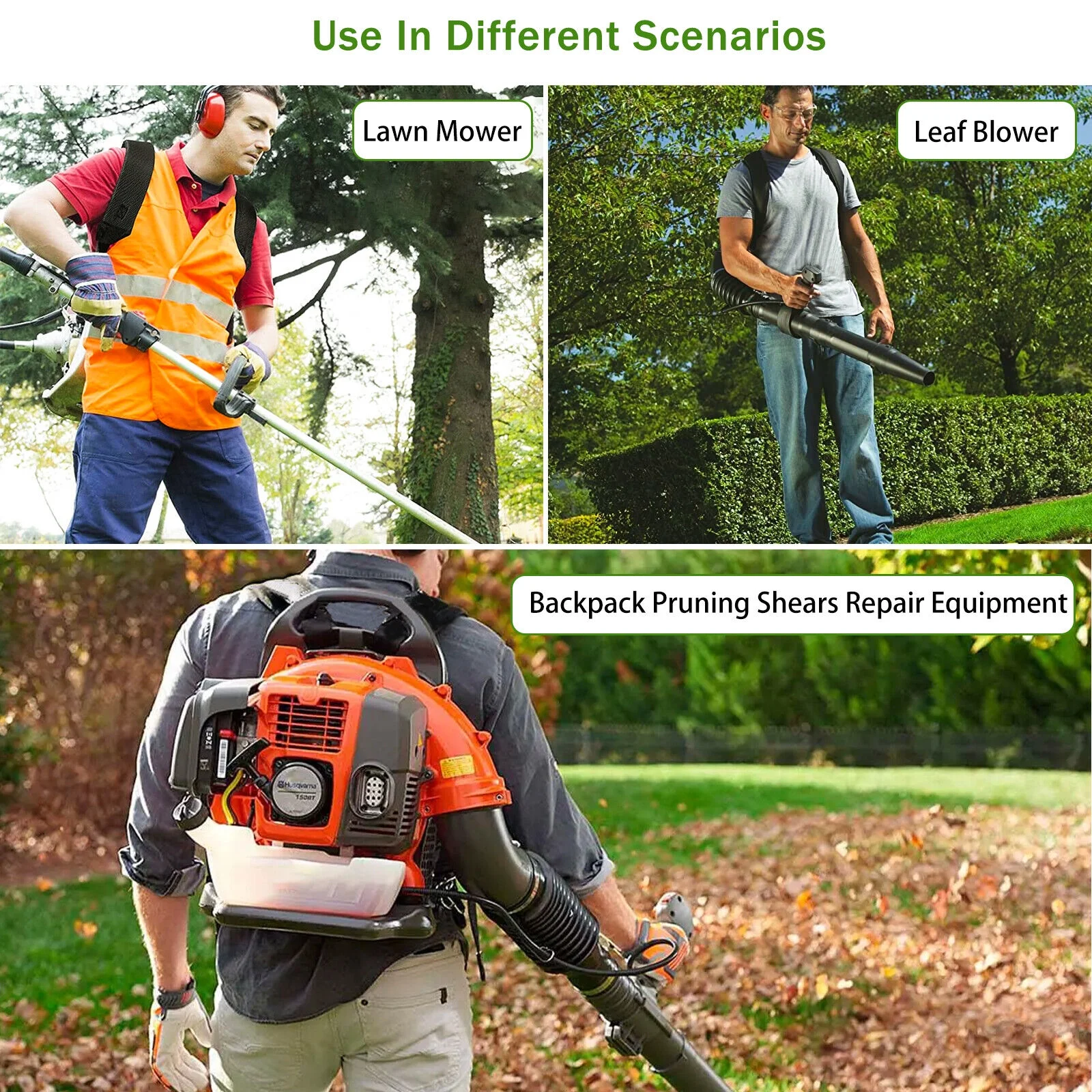 2Pcs Backpack Blower Straps Adjustable For Echo PB-265L PB-265LN PB-403H PB-403T