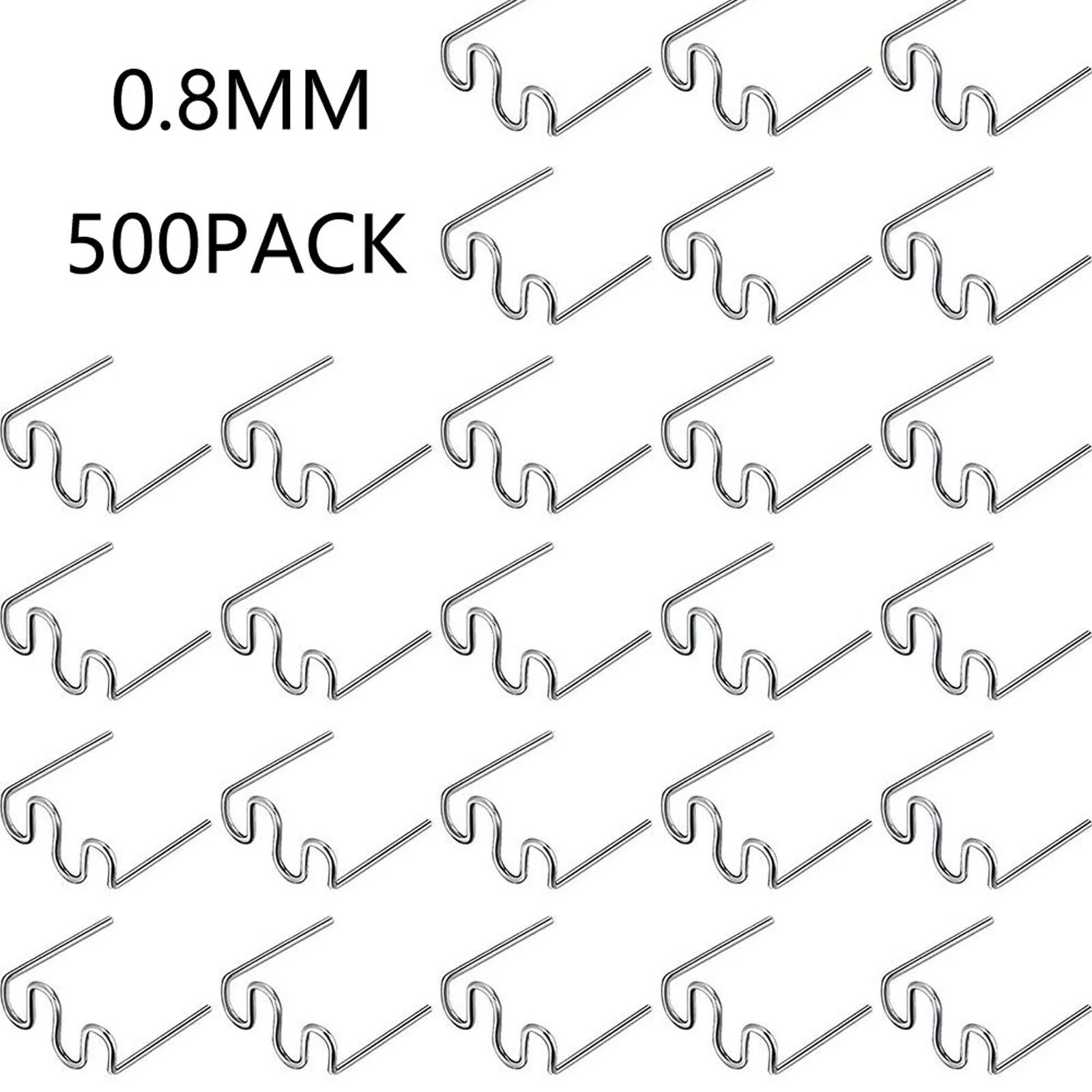 YALFJV Dciustfhe 1000Pcs Staples For Hot Stapler Tool Wave Staples Bumper Bodywork 0.8 0.6mm S Wave Staples