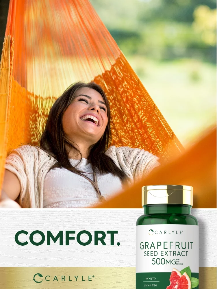 Grapefruit Seed Extract 500 mg | 120 Capsules | Maximum Strength | by Carlyle