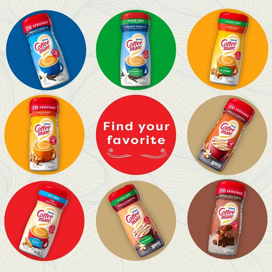 Coffee-mate Coffee Creamer Sugar Free Creamy Chocolate, Pack of 1 (10.2 Ounce)