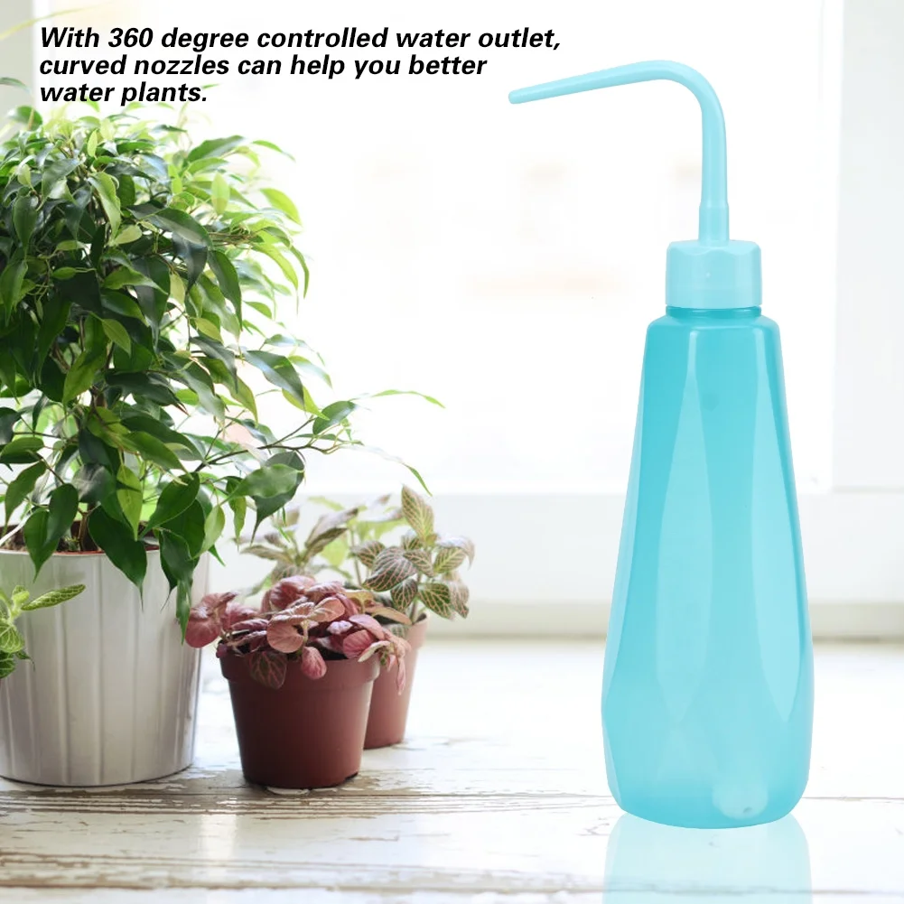 Watering Can 2Pcs Flower Plant Succulents Watering Bottles Water Can Pot Squeeze Bottle Garden Tool 480ML