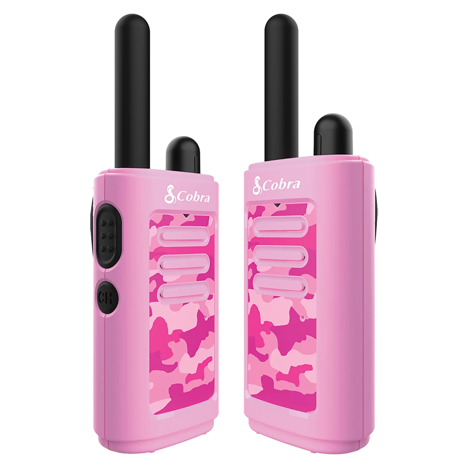 Cobra HE150 P HE150 2 Pack Kid's Hero 16-Mile Range Walkie Talkies (Pink)