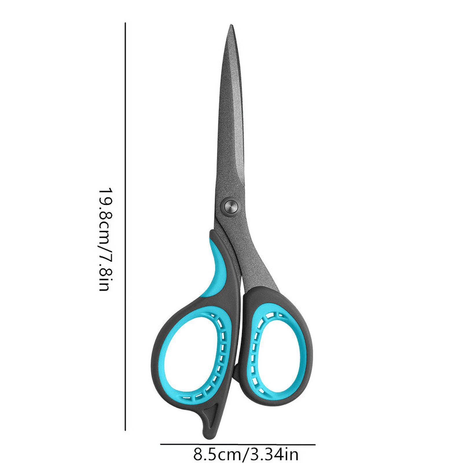 Rust-Proof & Non-Stick: High-Quality Stainless Steel Teflon-Coated Scissors! Versatile for All-Purpose Use & Long-lasting! Your Trusted Shears for All Your Needs!