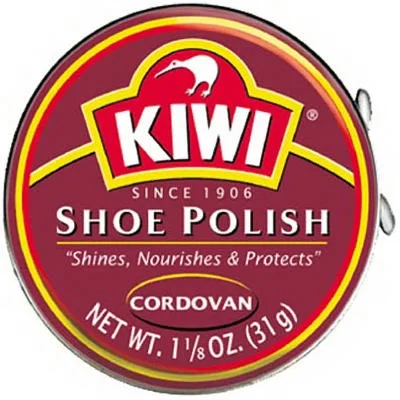 1-1/8 OZ Cordovan Shoe Paste Regular Size Can., Each