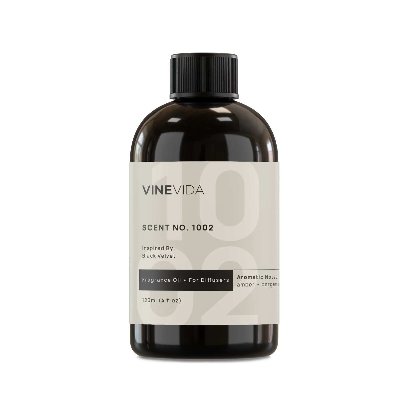 VINEVIDA Scent NO. 1002, Inspired By: Black Velvet Fragrance Oil for Cold Air Diffusers, 4 Fl Oz