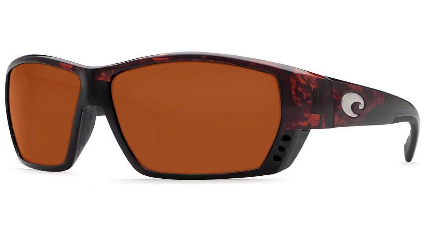 Costa Del Mar Tuna Alley Polarized Copper 580P + 1.50 Rectangular Sunglasses TA 10 OCP 1.50