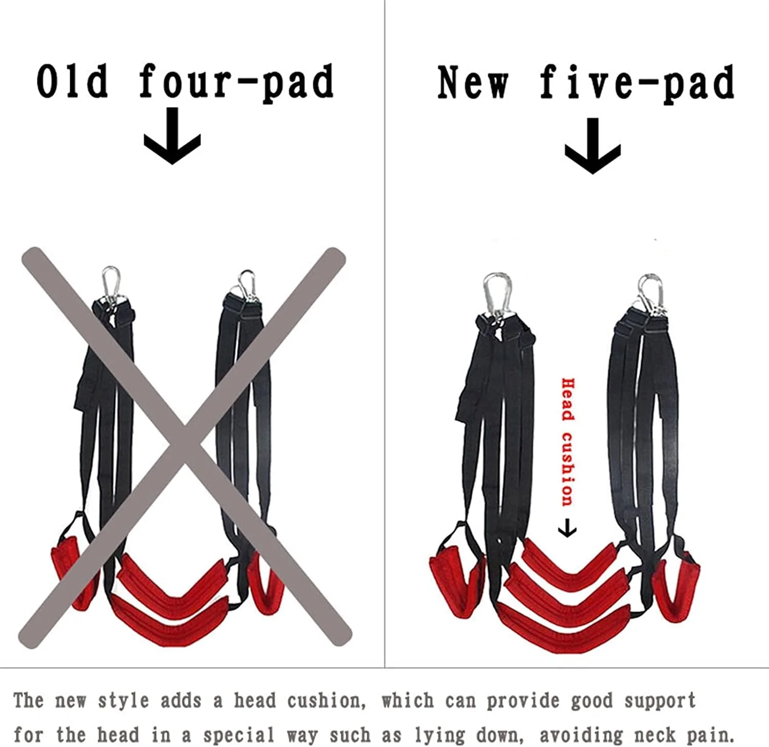 Adult Swing and 360 Degree Spinning Indoor Swivel Swing Set with Premium Paint Stand and Widened Thick Comfortable Swing for Couples