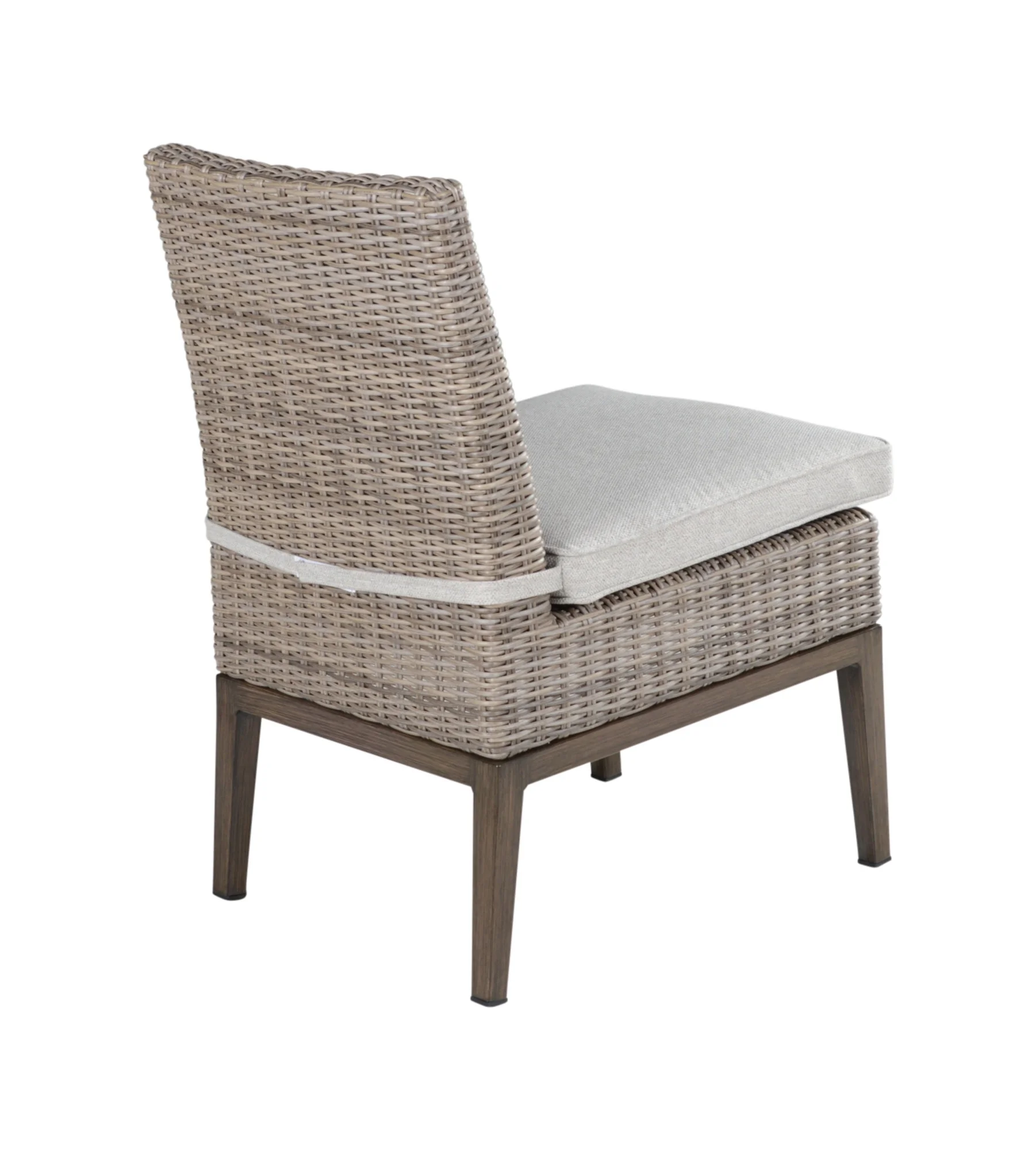 Marina Gray Aluminum Patio Side Chair