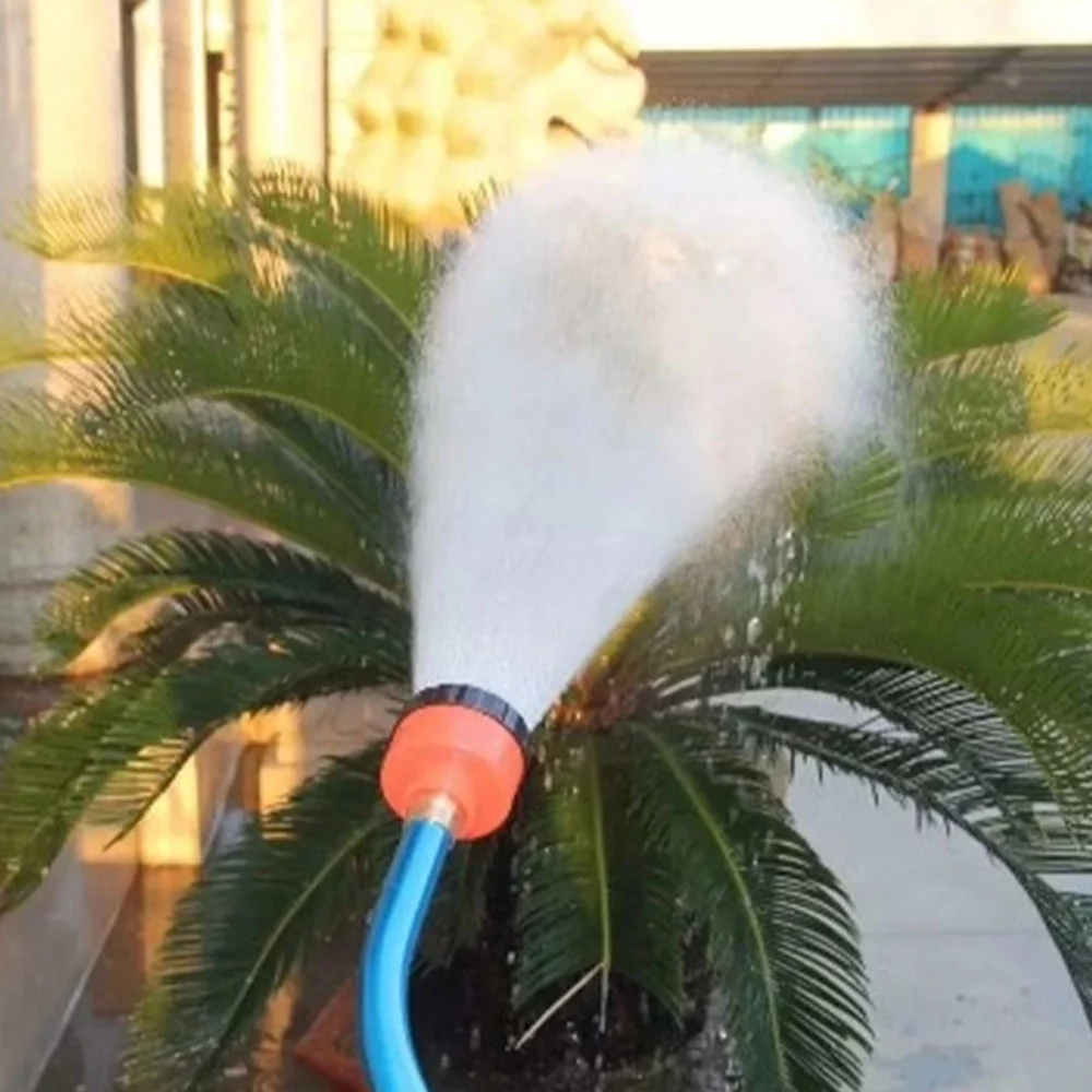 Greenhouse Seedlings Shower Lawn Watering Hose Handheld Sprinkler Straight Nozzle Home Garden Spray Head with Switch