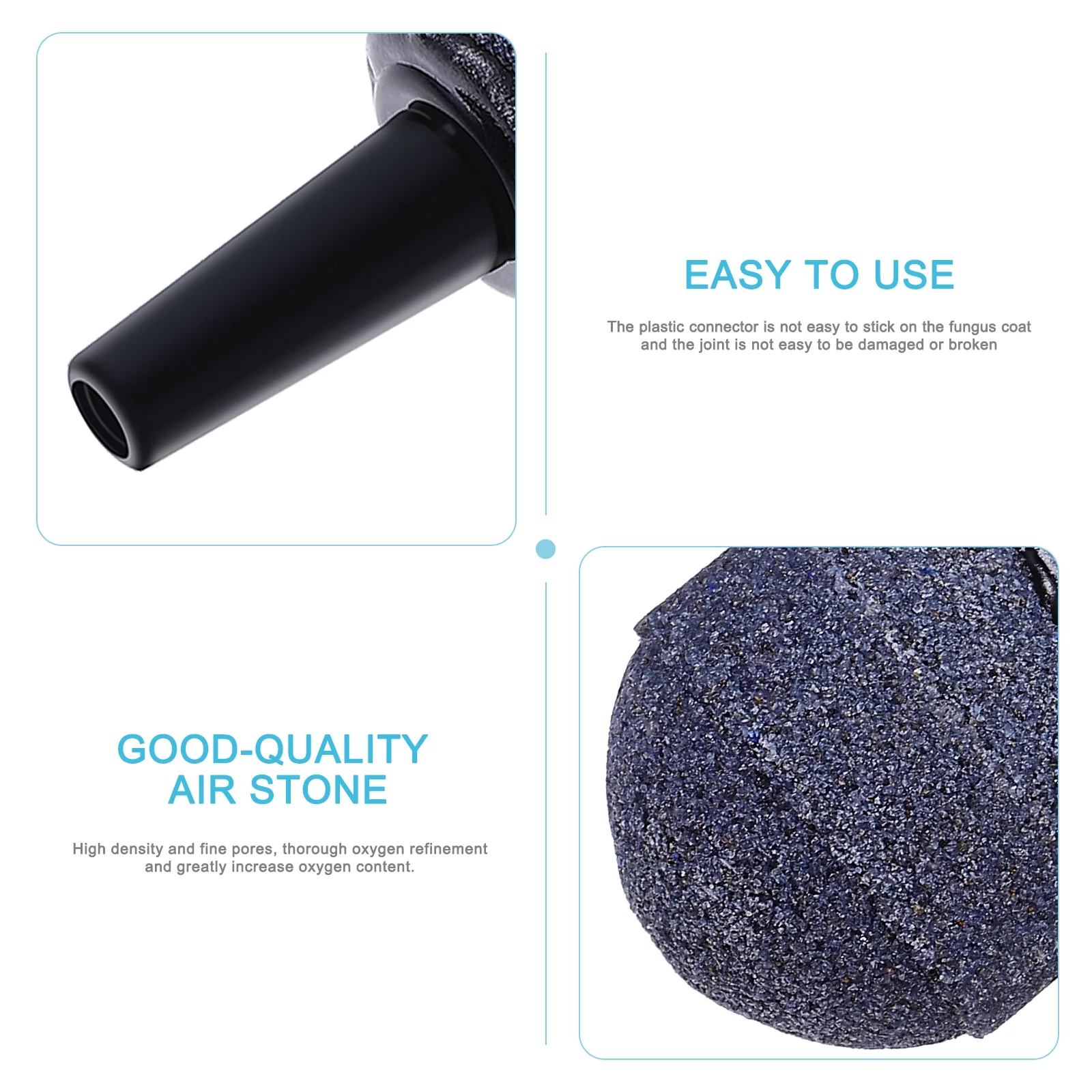 Guichaokj POPETPOP 12pcs Fish Tank Air Pumps Round Air Stones Pond Bubblers Air Pump Bubblers Bubble Diffusers for Aquarium