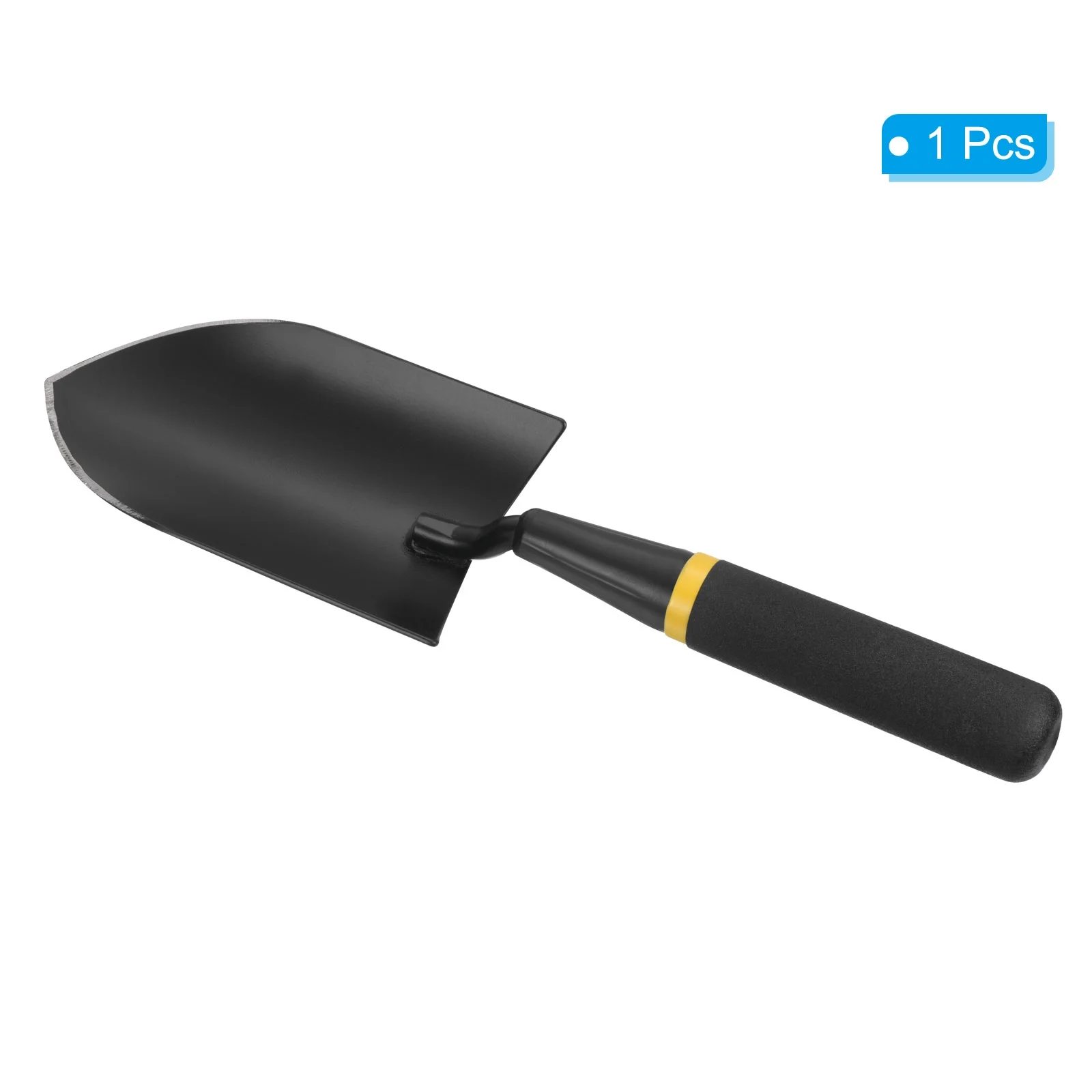 Uxcell 12 Inch Garden Shovel Steel Gardening Hand Trowel Bend Proof Hand Shovel with Rubber Handle