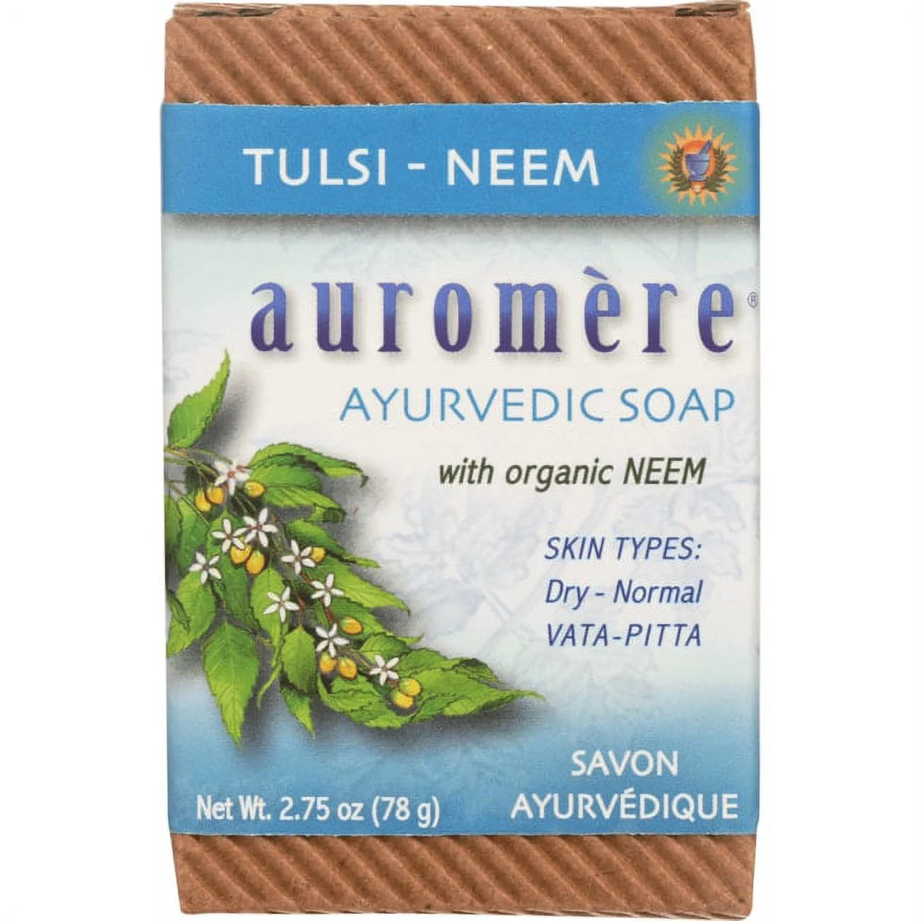 Auromere Bar Soaps Ayurvedic Bar Soap Tulsi-Neem