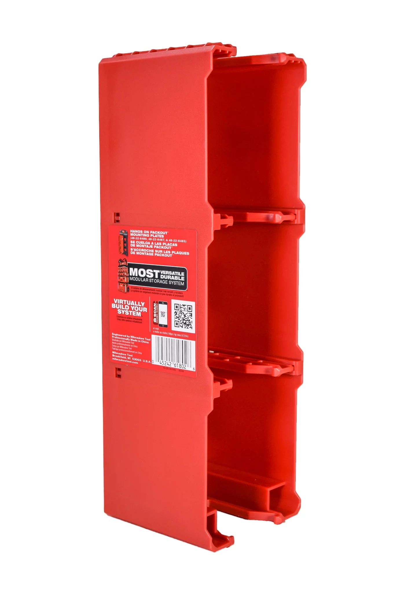 Milwaukee 48-22-8339 Packout Shop Storage M18 Battery Rack