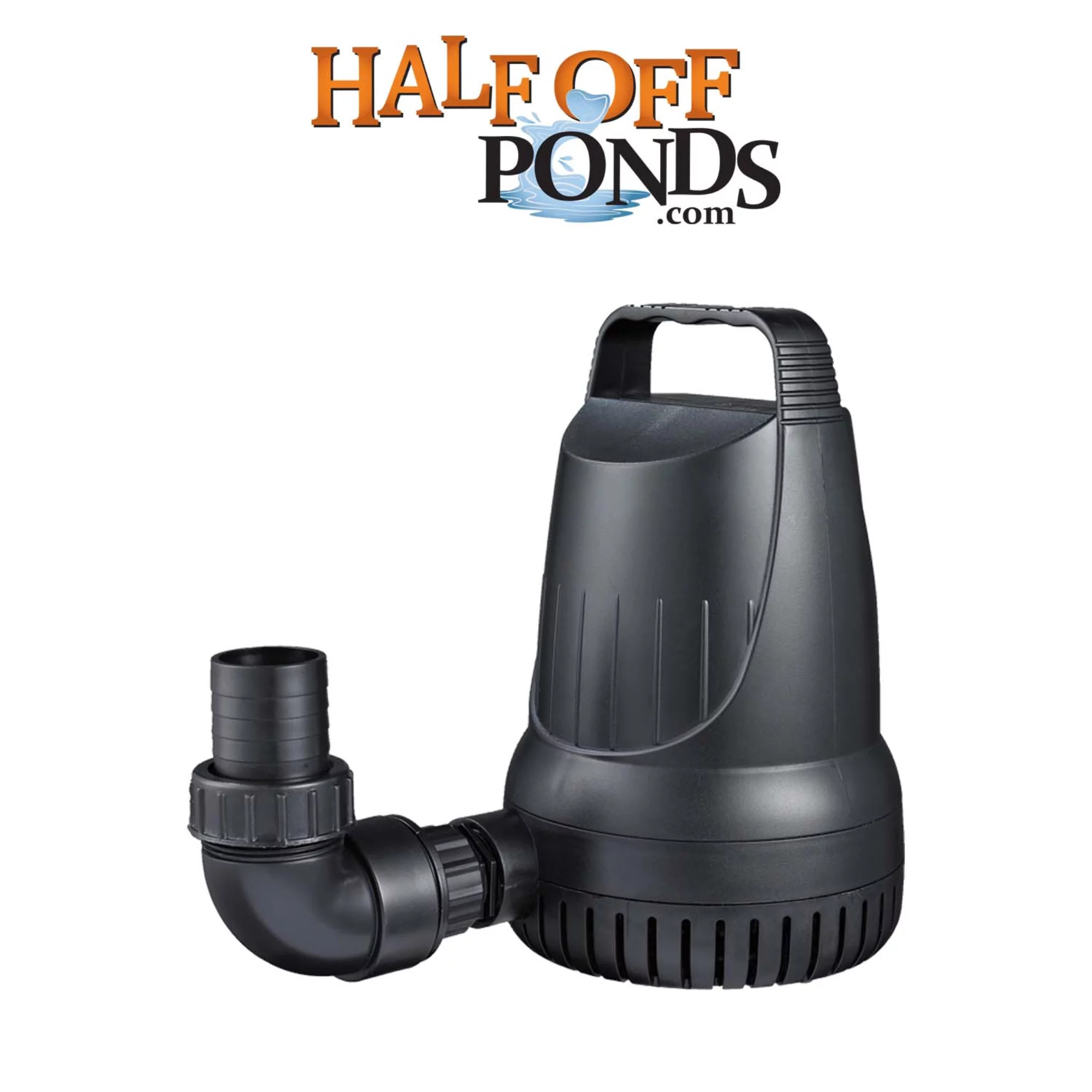 HALF OFF PONDS Manta 2,100 GPH Magnetic Drive Submersible Pump Up To 2,100 GPH Max Flow - MA-2100