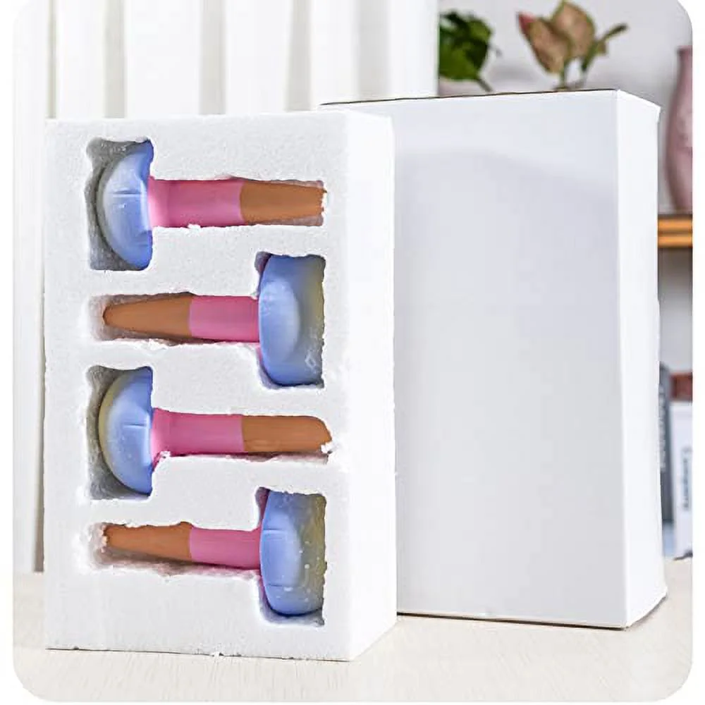 4 Pack Self Watering Spikes Terracotta Mushroom Shaped Plant Watering Spikes Cute Plant Water Devices Small Automatic Plant Waterers Indoor for Potted Plants
