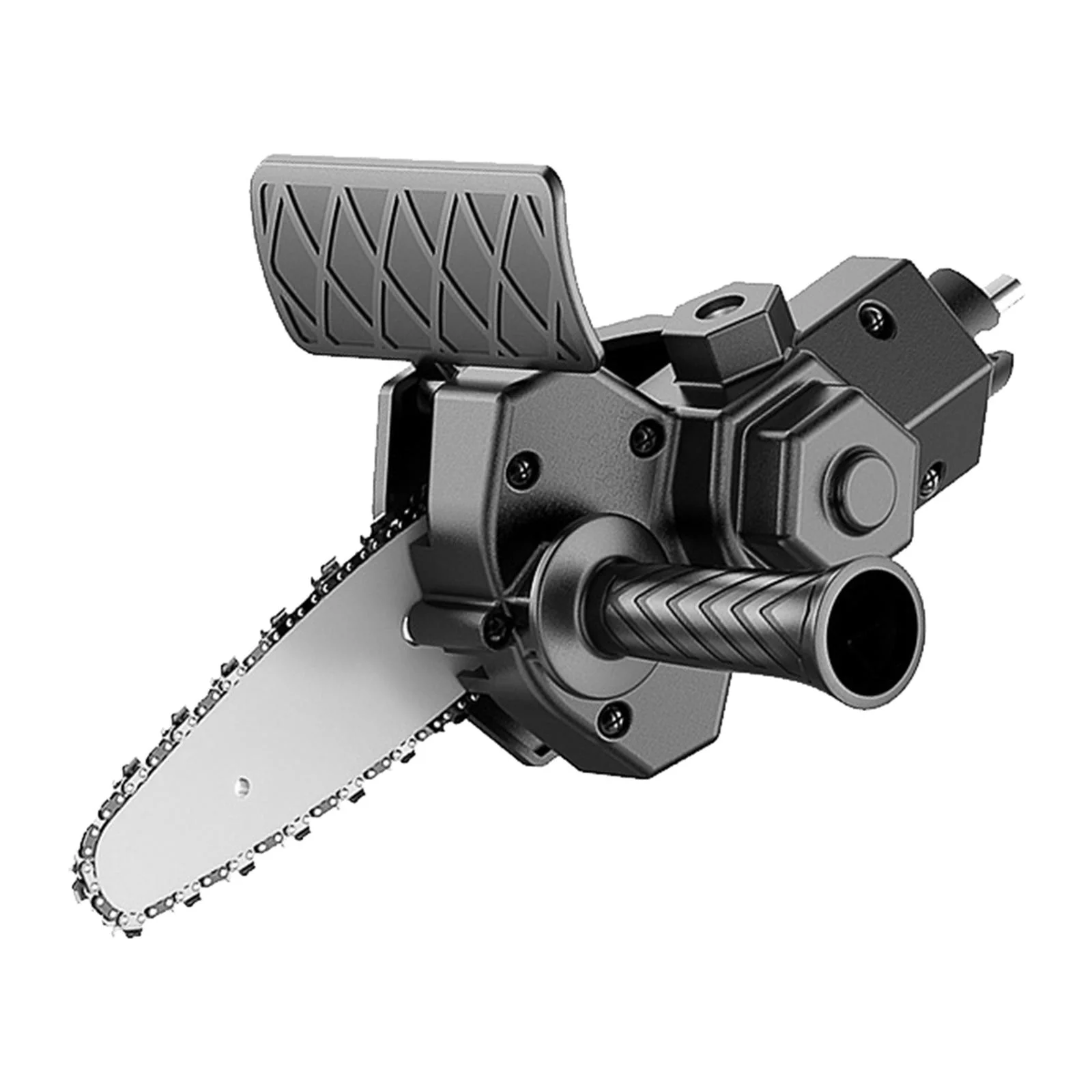 Handheld  Tool Attachment Hand Woodworking Cutter Chain Saw for Logging Trimming Branch Garden Pruning 4inch