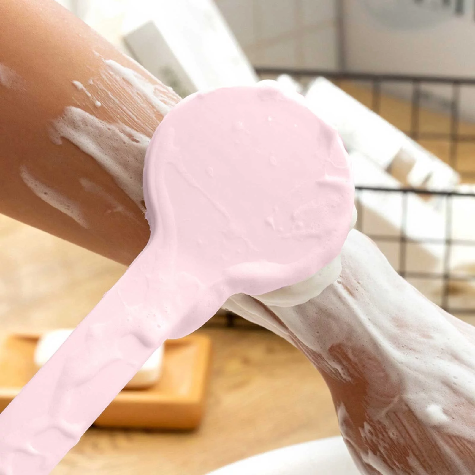 Long Handled Shower Brush Soft Back Scrub Scrub Utility Tool