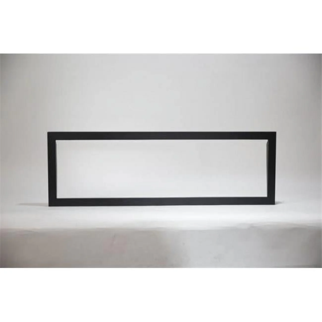 100 in. Semi-Flush Mount Surround Required for Semi-Flush Mount Installation Fireplace, Black