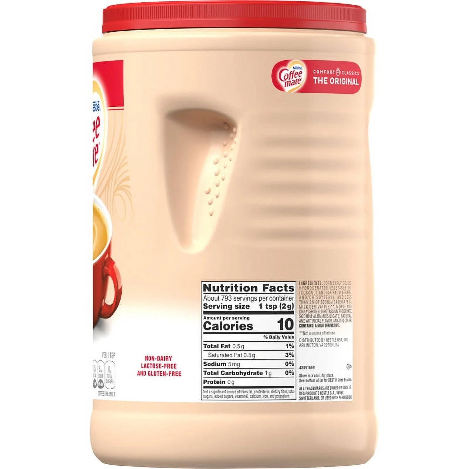 Coffee-mate Liquid Coffee Creamer, 56oz Canister