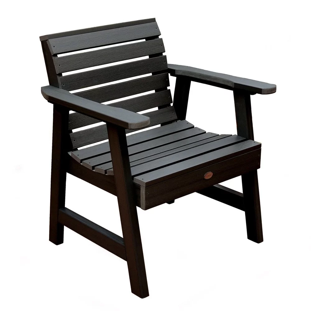 highwood Mandalay Eco-friendly Synthetic Wood Garden Chair Nantucket Blue