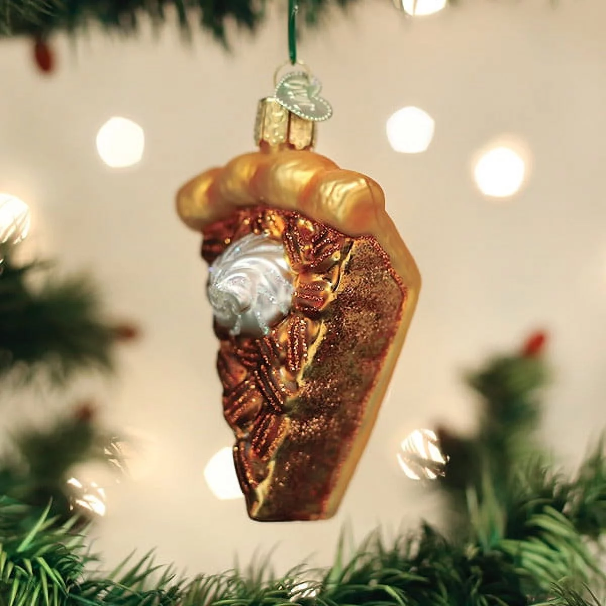 Piece of Pecan Pie Ornament 3.5