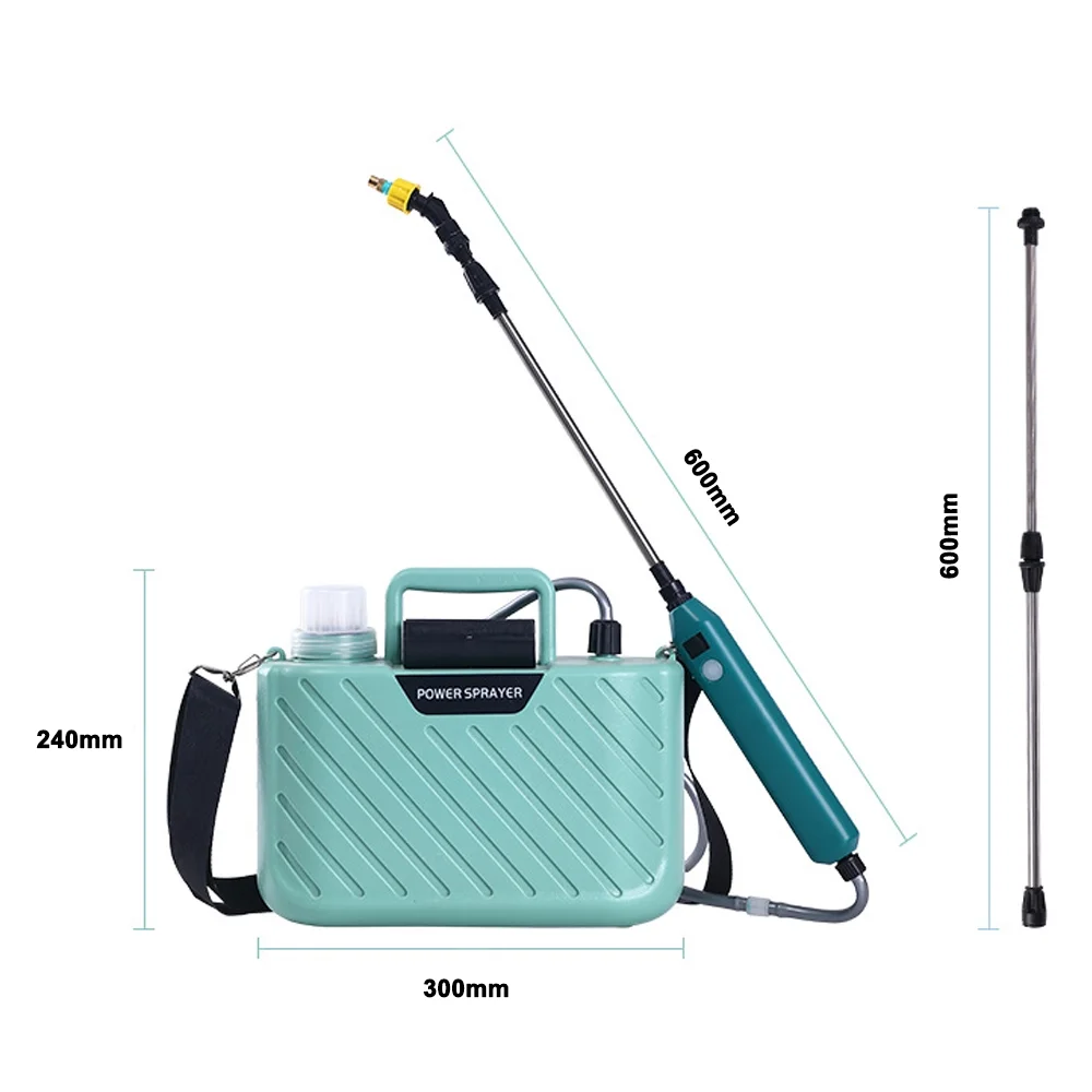 Electric Gardening Sprinkler Adjustable Telescopic Rod, Multifunctional Agriculture Tool