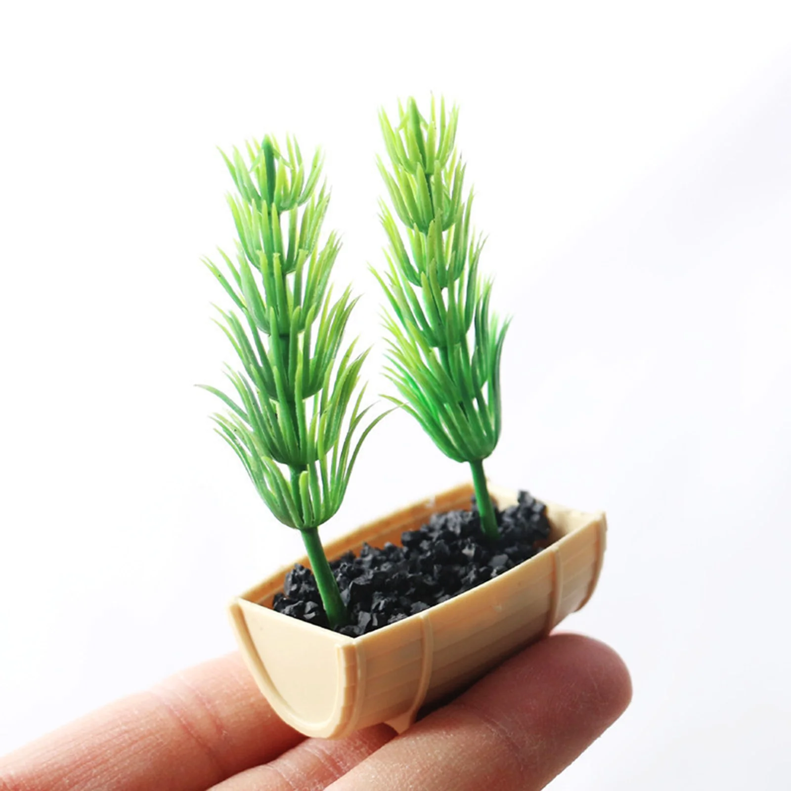 SIfdSeng Nordic Green Tree Potted Doll House Mini Furniture Garden Model Flower Pot Father Day Gifts From Wife Father's Day Gifts From Daughter and Son Father's Day Gifts for Dad From Kids