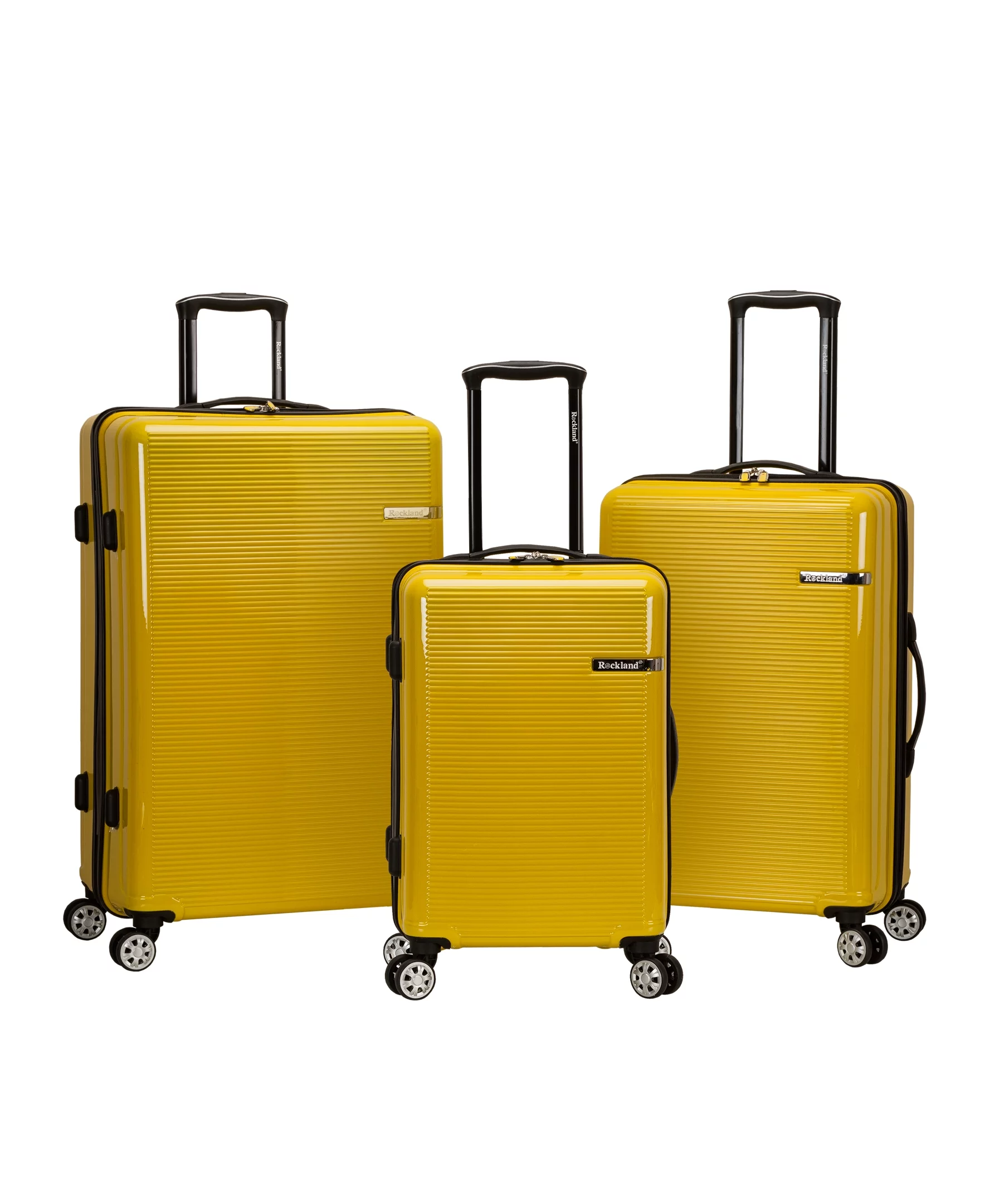 Rockland Luggage Horizon 3 Piece Hardside Polycarbonate Luggage Set