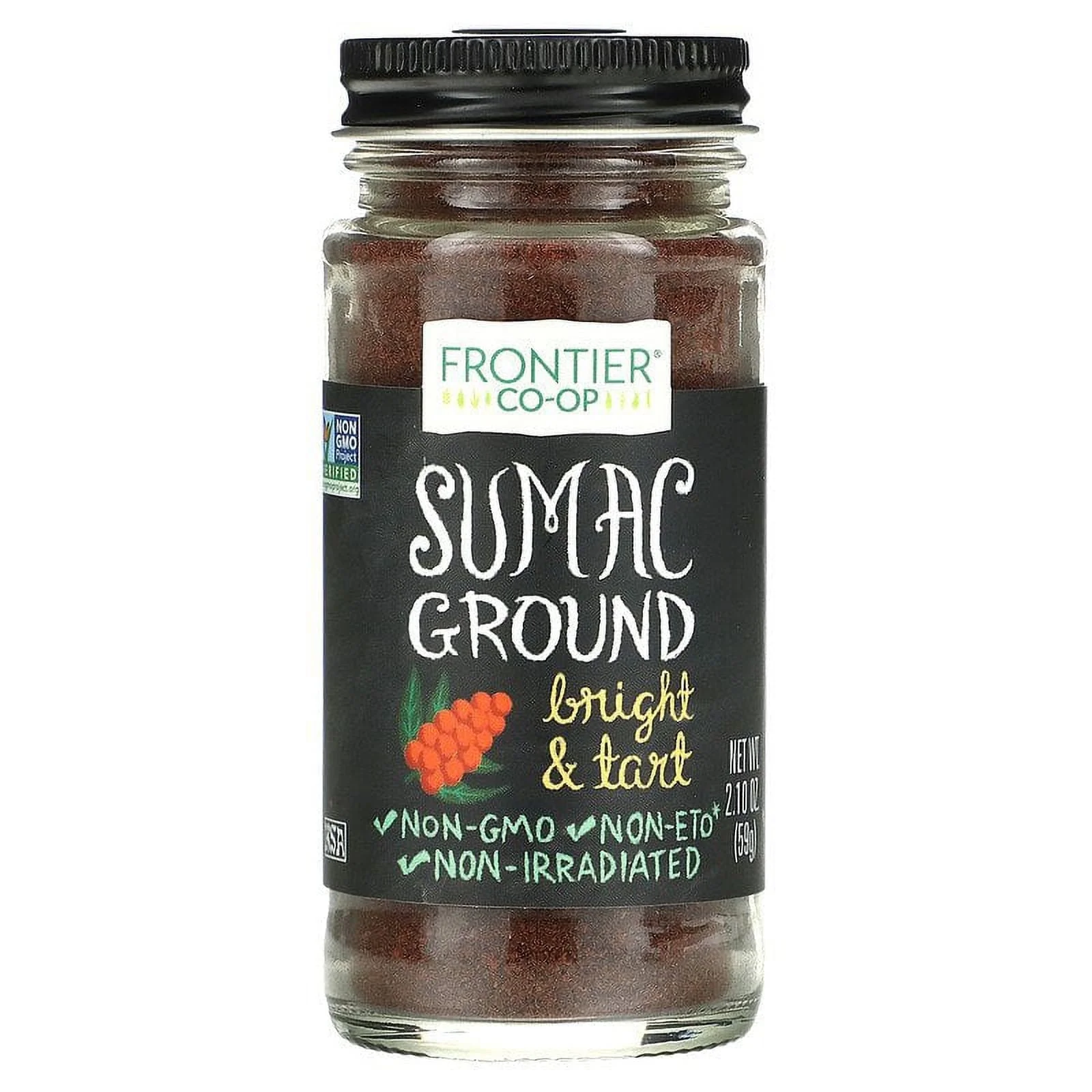 Frontier Co-Op, Ground Sumac, 2.10 oz (59 g) Pack of 4