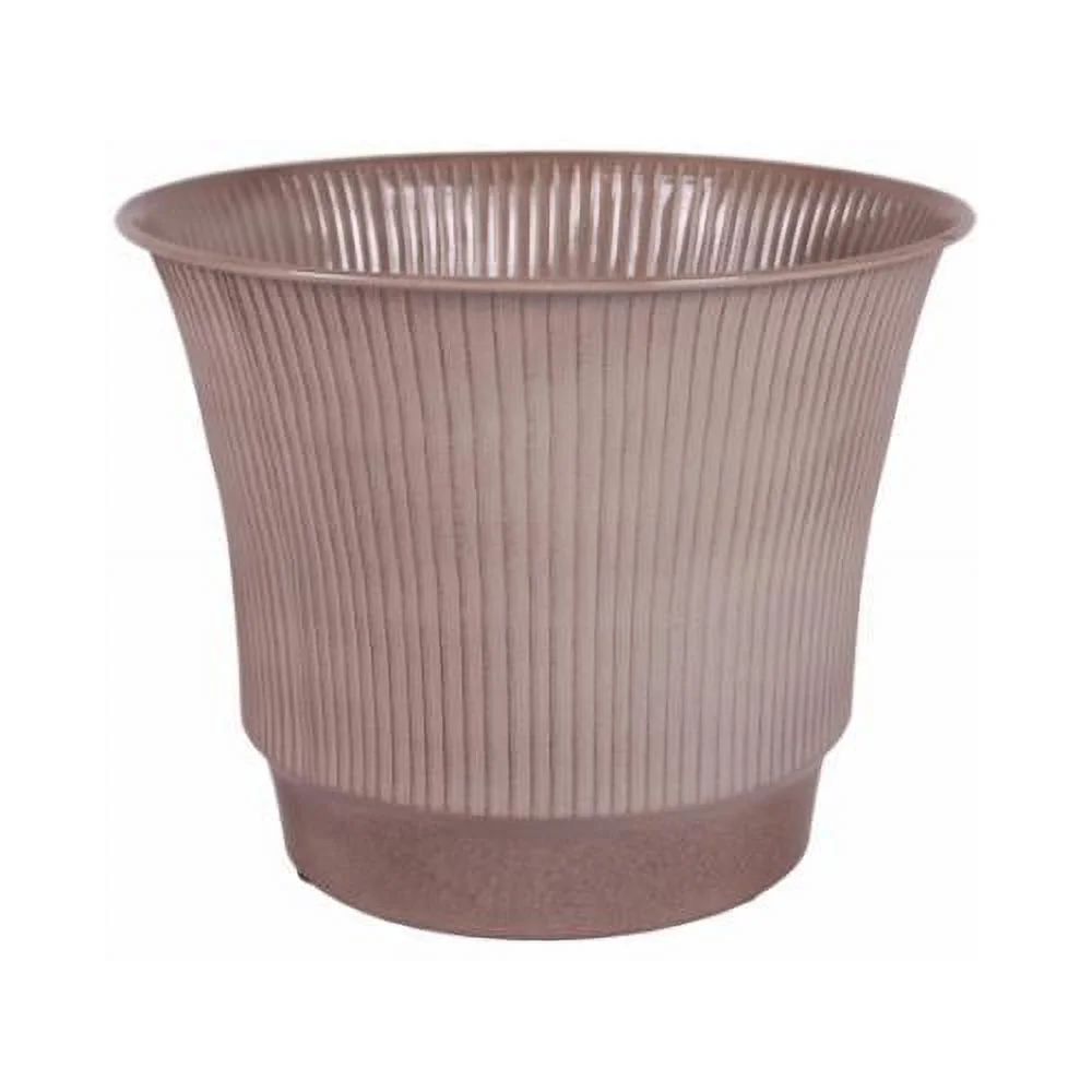 Robert Allen MPT01839-DISC Madison Metal Planter, Tan, 8-In. - Quantity 1