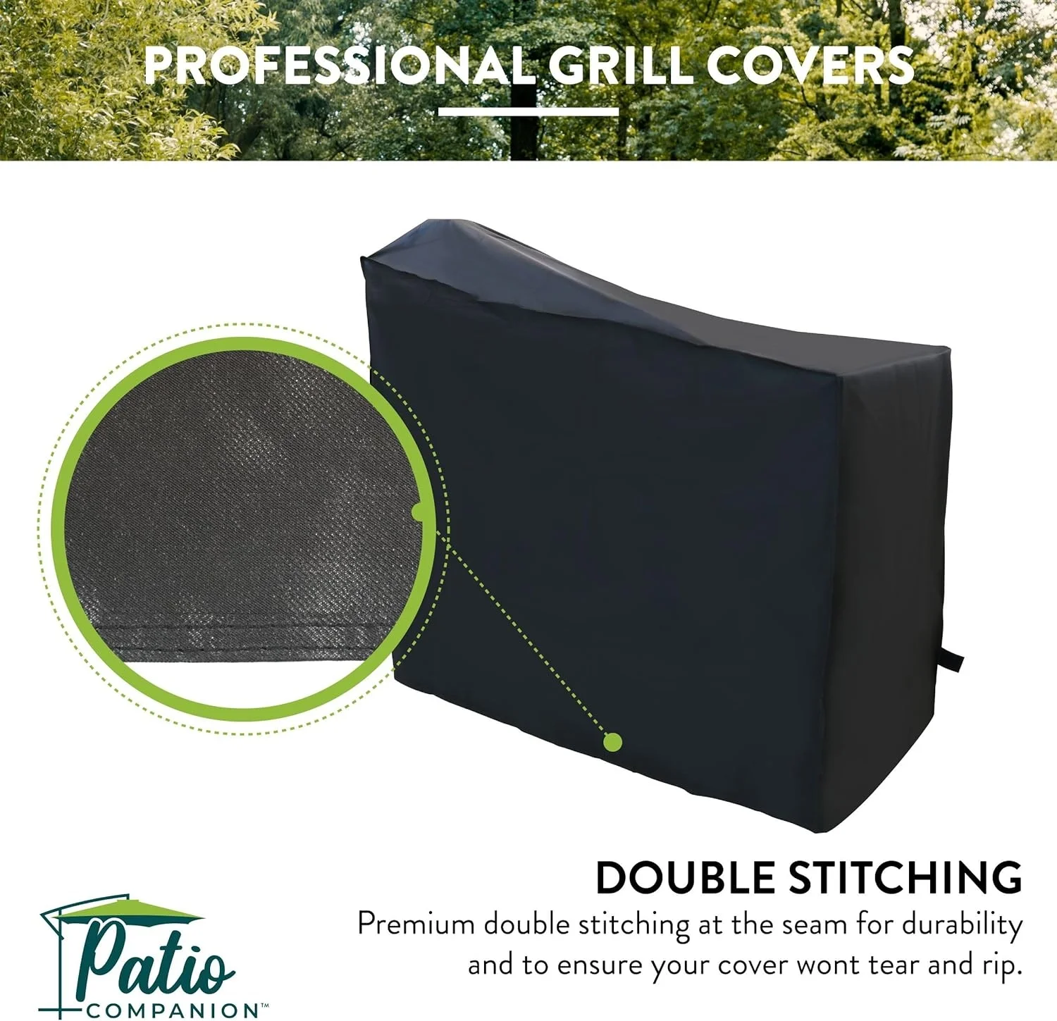 Patio Companion Grill CVR (Black)