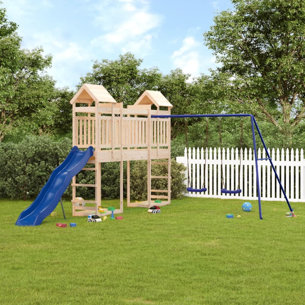 Anself Playset Solid Wood Pine