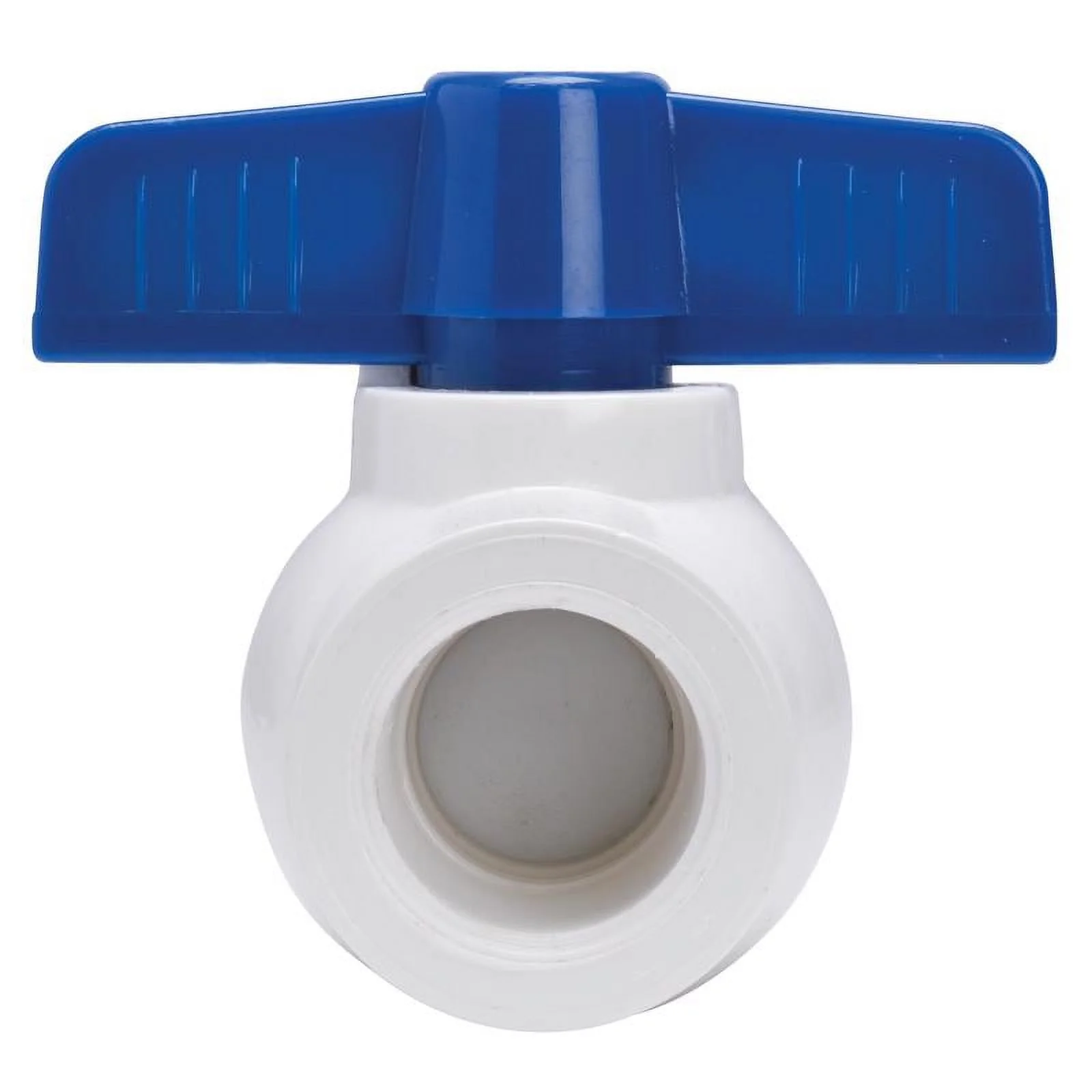 Homewerks VBVP40B3B 0.5 in. PVC Schedule 40 Threaded Ball Valve - White
