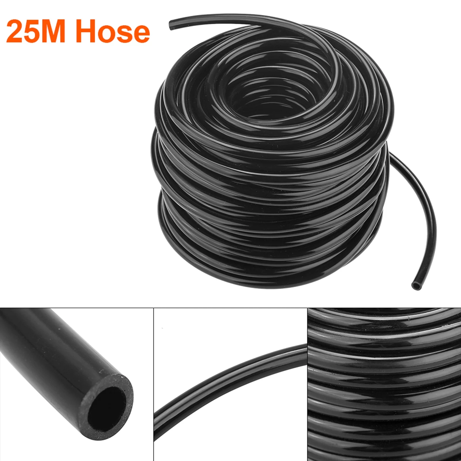 ZPSHYD Garden Hose, Garden Irrigation System PVC Garden Lawn Greenhouse Micro Drip Irrigation Kit Plants Watering Hose Nozzle Sprinkler(25M)