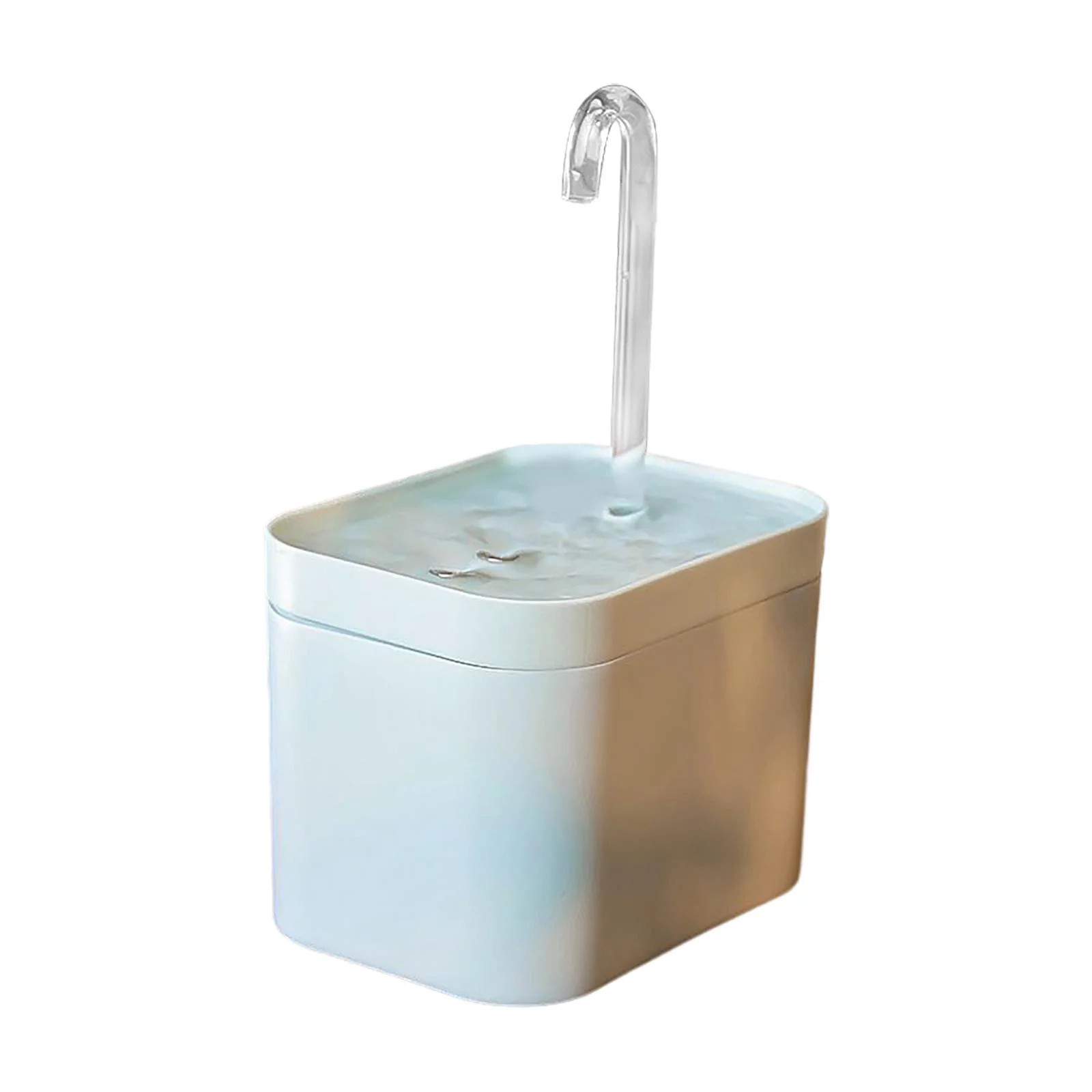 Cat Water Fountain, Dispenser W/ Filter, Electric Adjustable Water Flow Fountain for Indoor, 1.5L Drinking Bowl , Blue