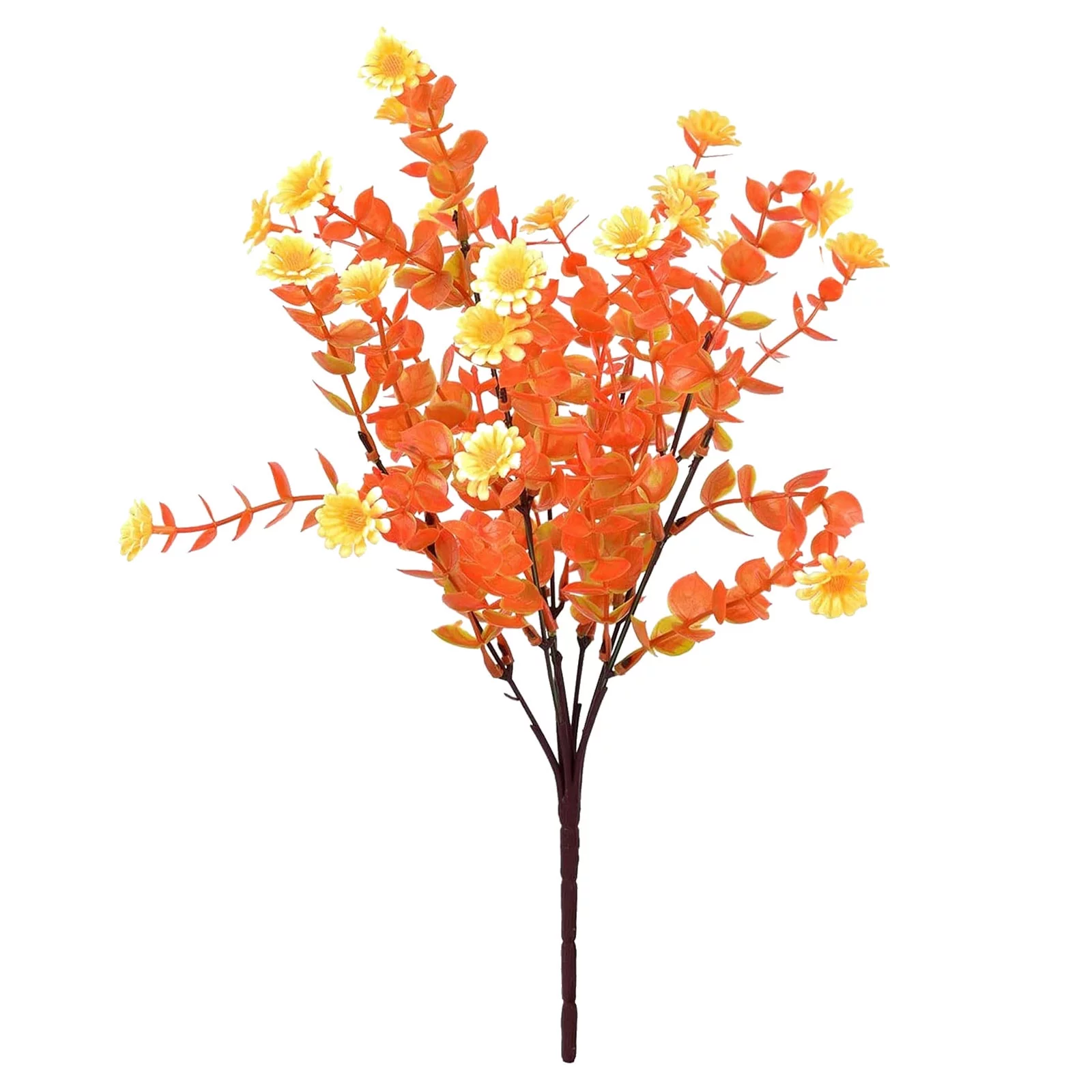 MVNSFEW Winter Flower Arrangements Artificial 1PC Artificial Fall Flowers Outdoor Flowers Shrubs for Autumn Floral Arrangement Hanging Baskets Home Garden Decor